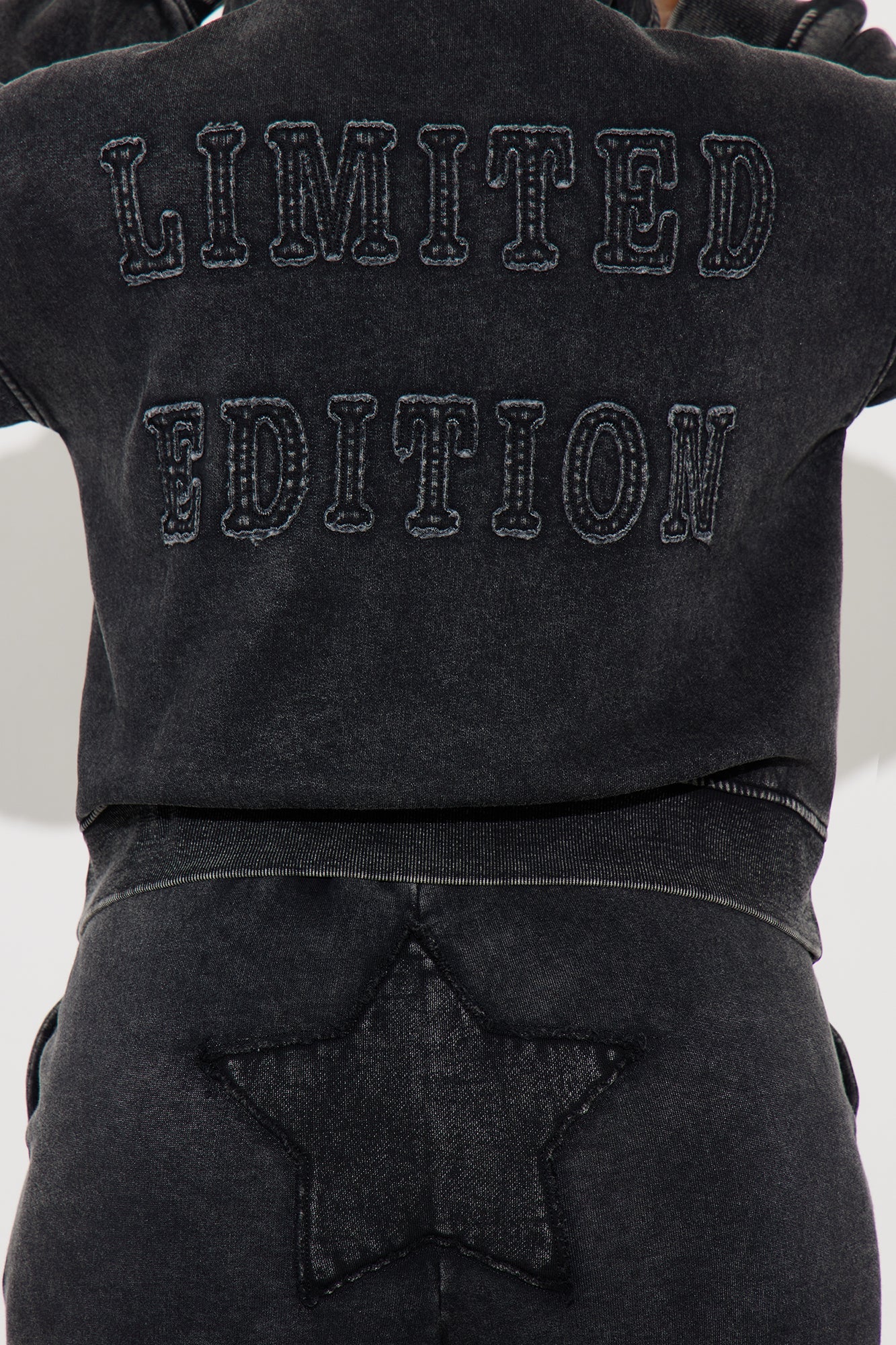 Limited Edition Fleece Sweatsuit Set - Charcoal