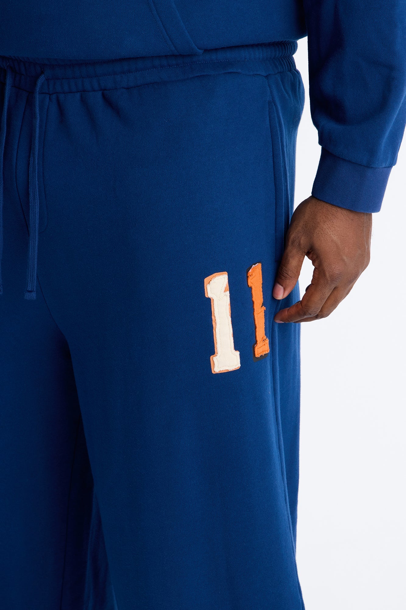 Broadway Patch Sweatpants - Navy