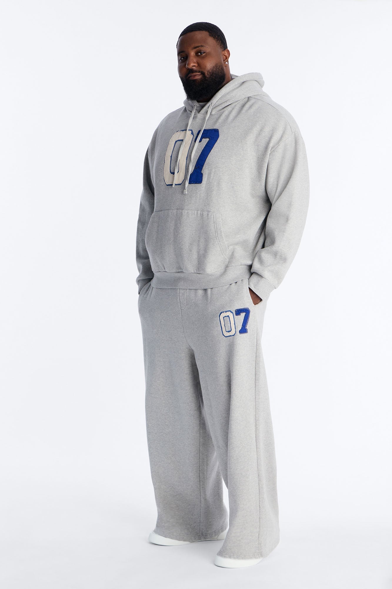 Mellow Patch Sweatpants - Heather Grey