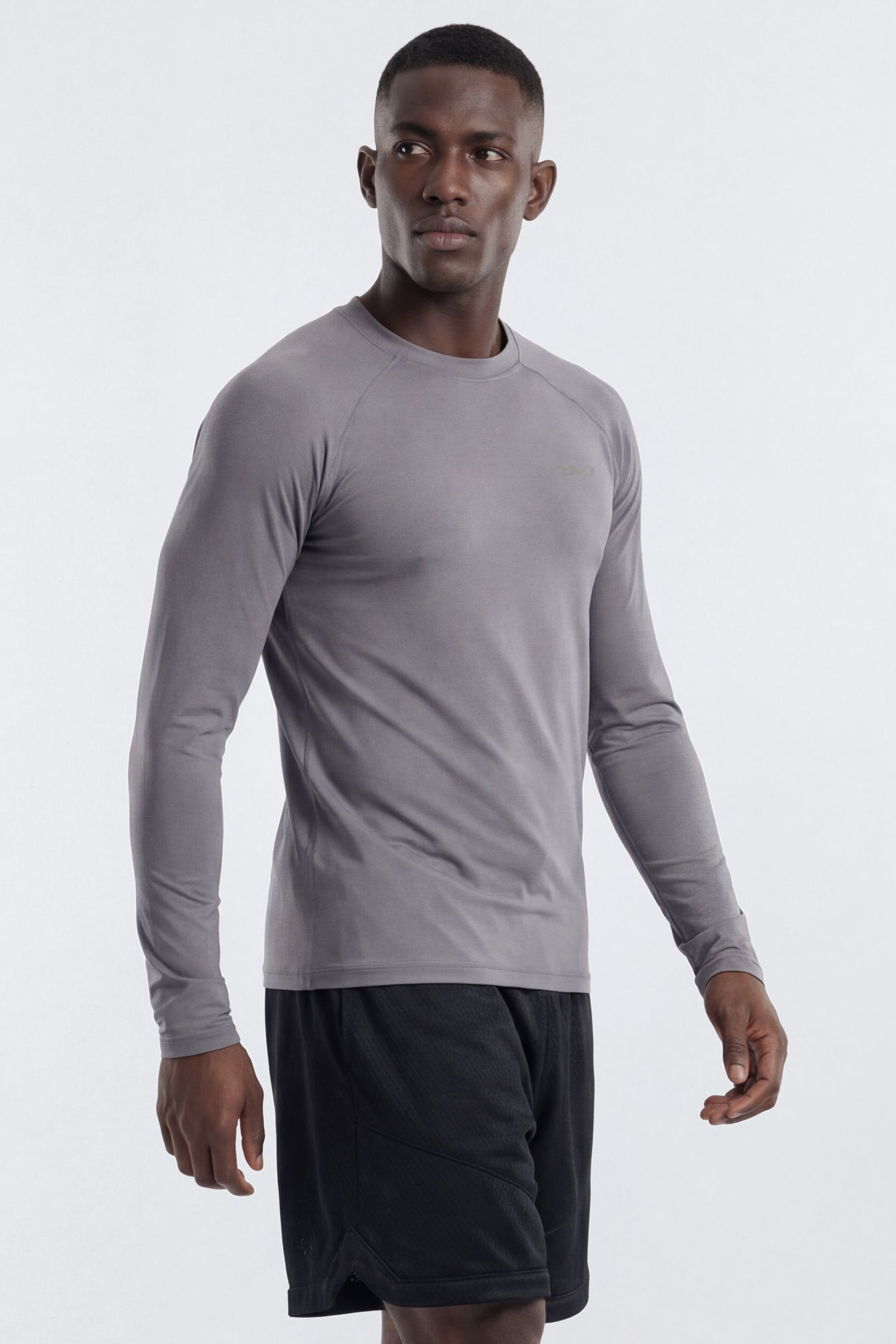 HexTech™ Long Sleeve Active Top - Grey