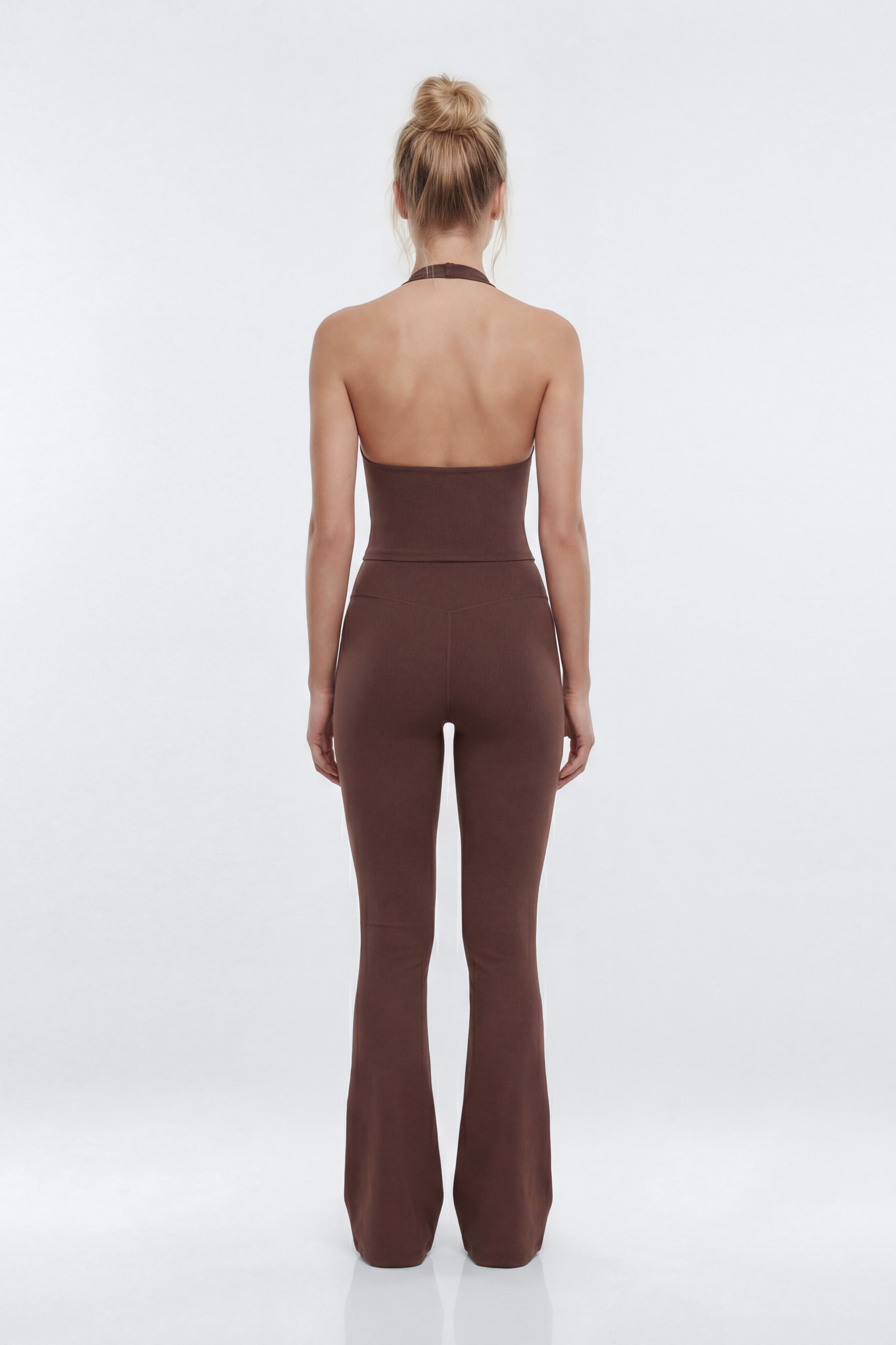 ProStretch™ 32″ Midrise Flare Legging - Brown
