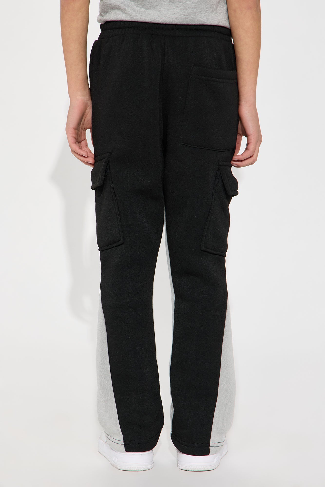 Mini Show A Little Cargo Flare Pant - Charcoal