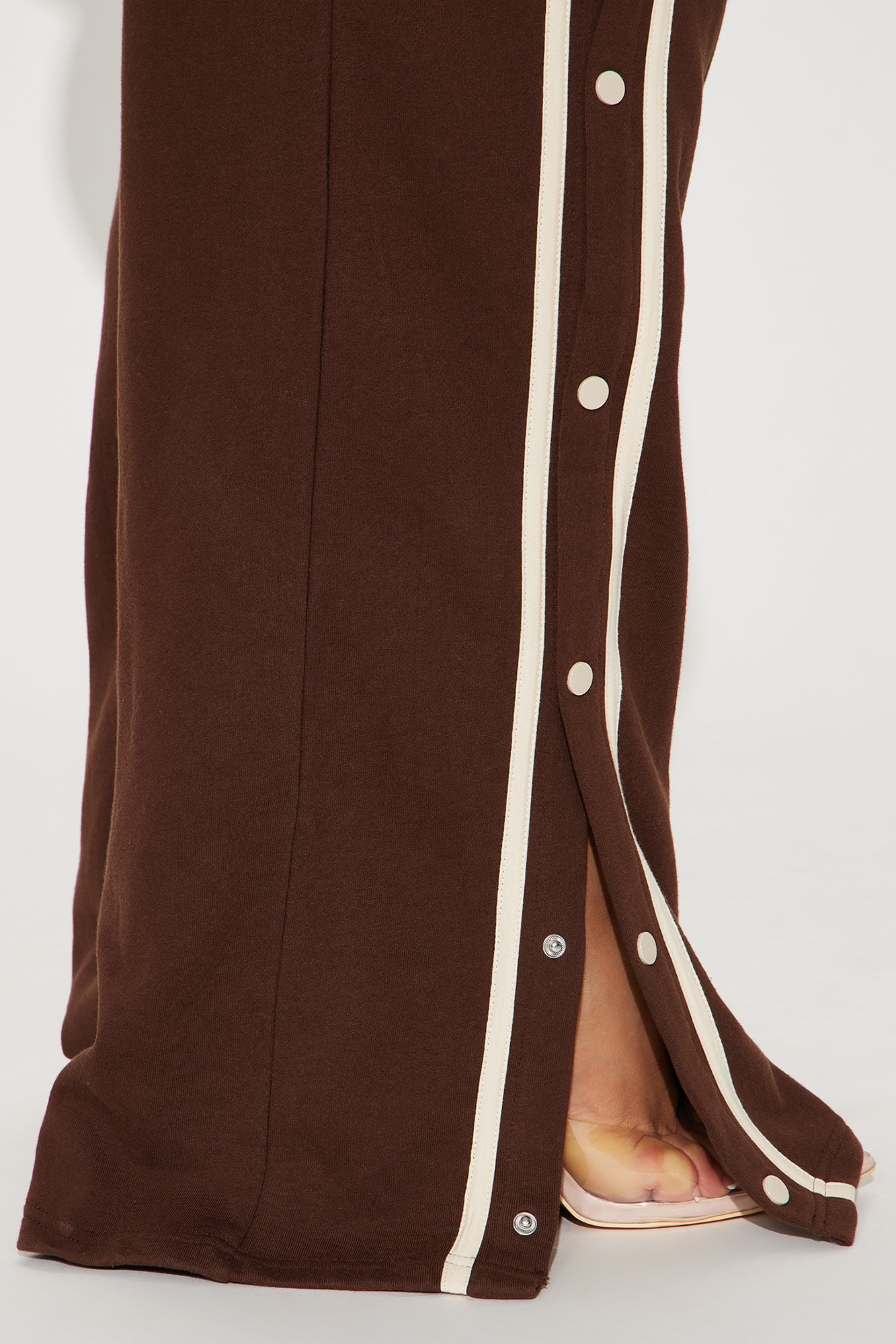 Sara Fleece Track Pant Set - Chocolate