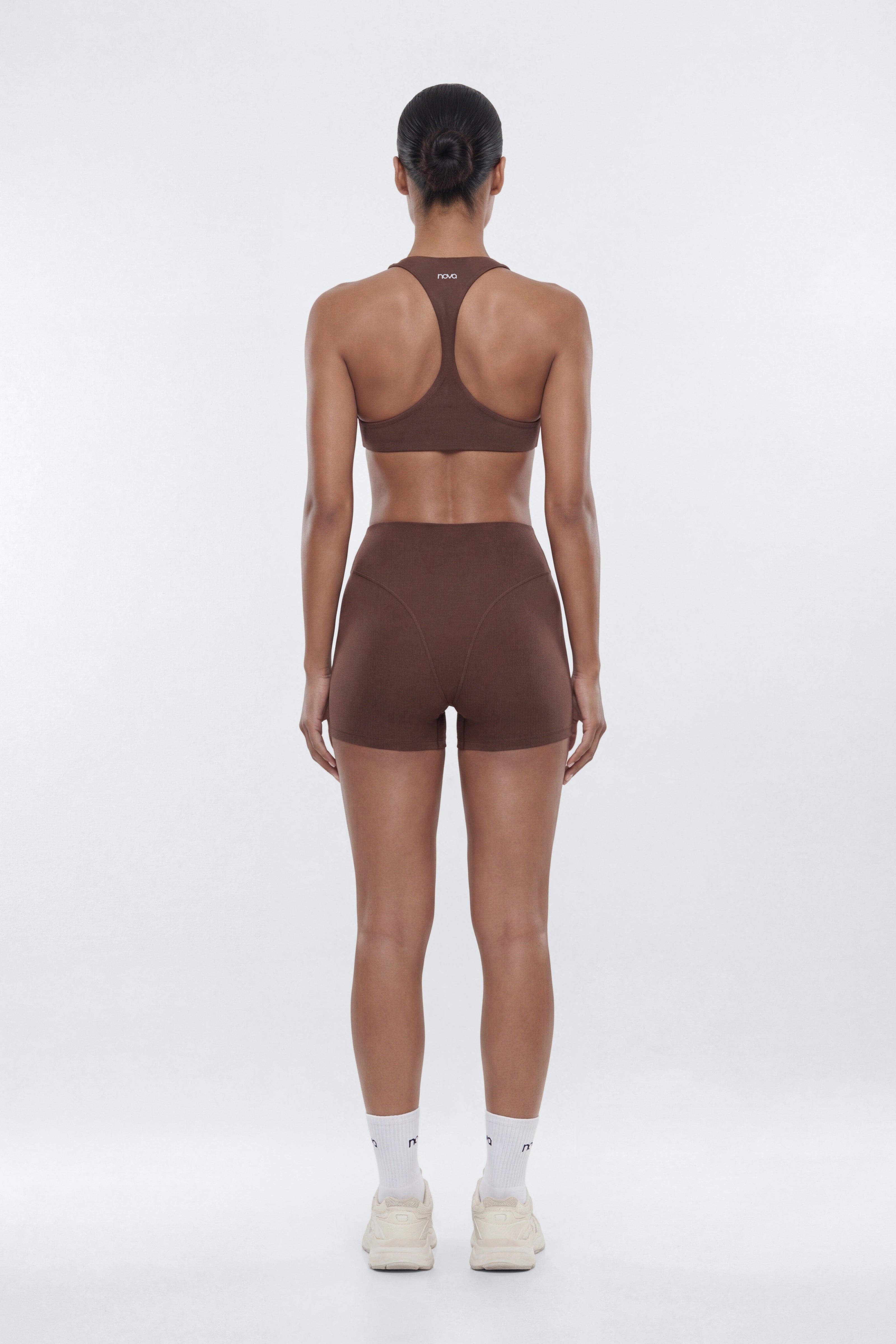 ProStretch™ Twist Front Sports Bra - Brown