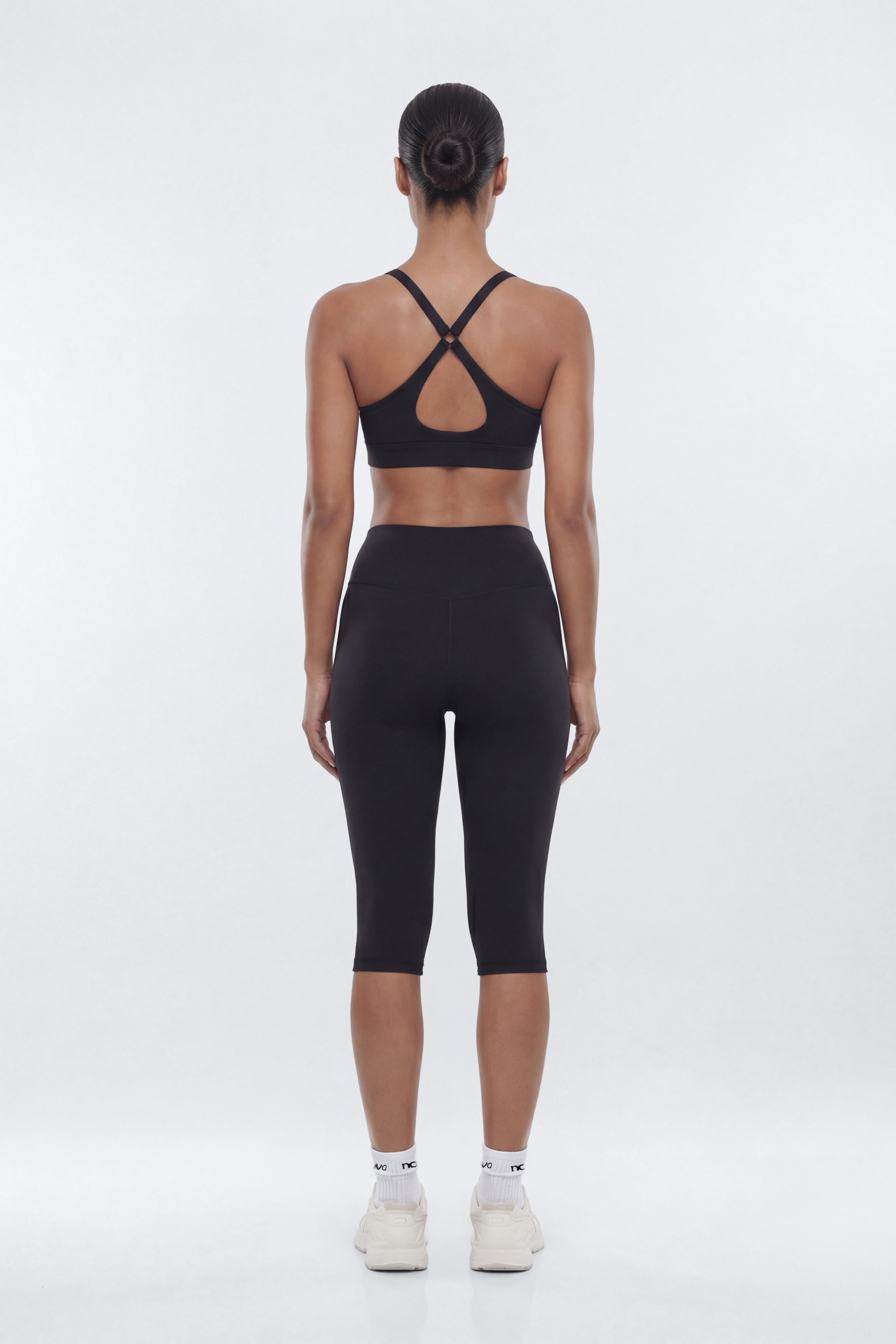 ButterSoft™ X Back Sports Bra - Black