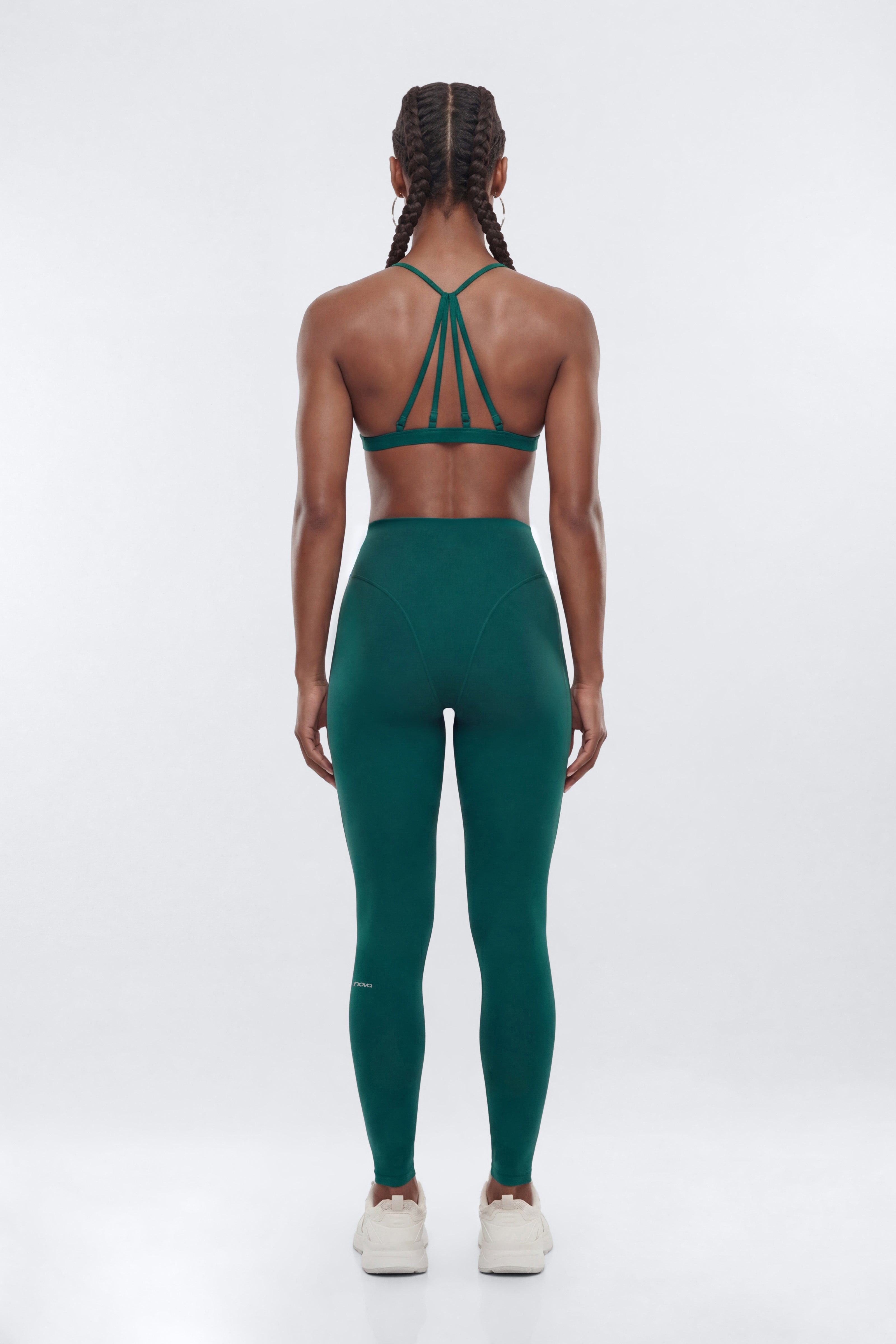 ProStretch™ 28″ V Front Skinny Legging - Green