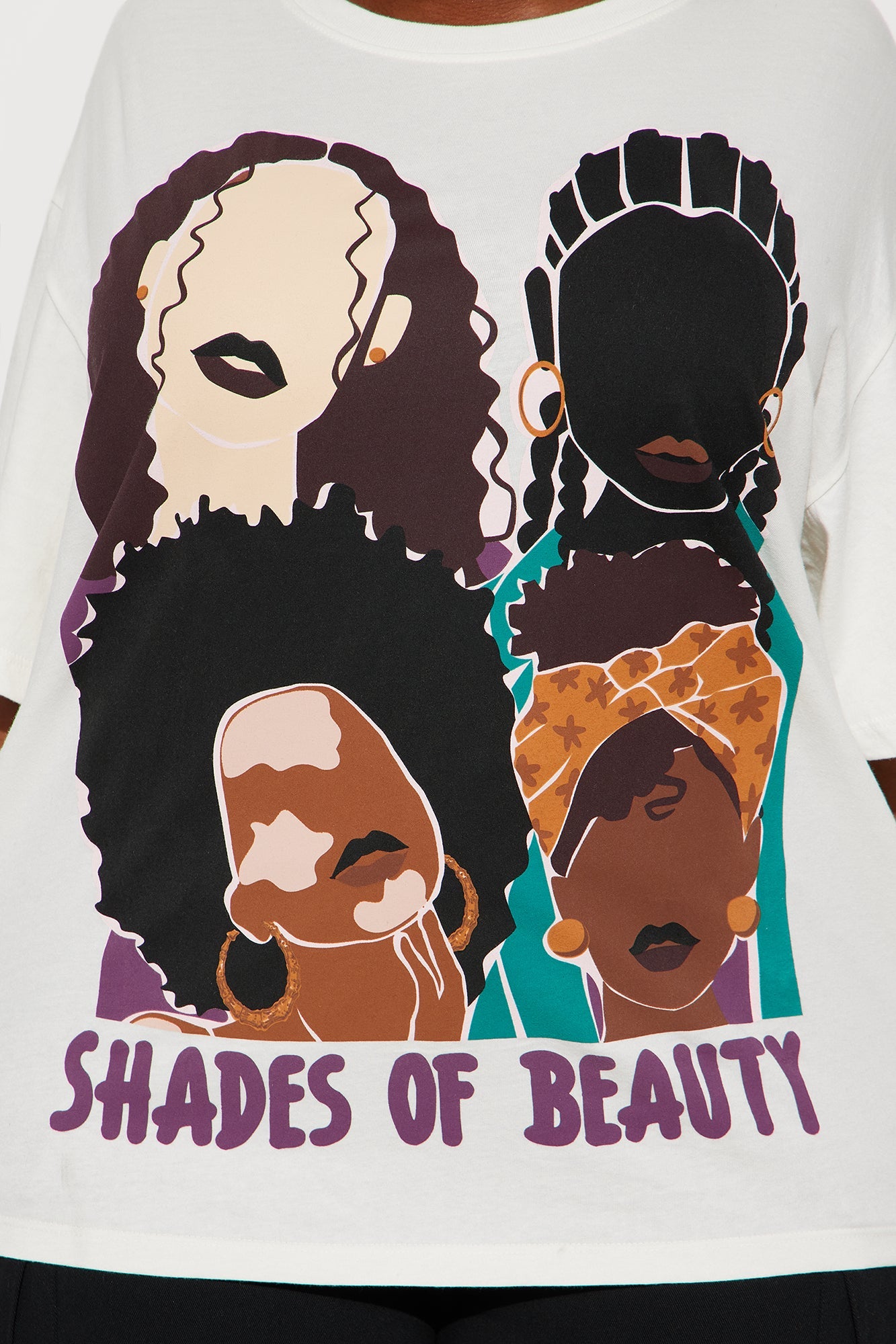 Shades Of Beauty Graphic Tee - Ivory