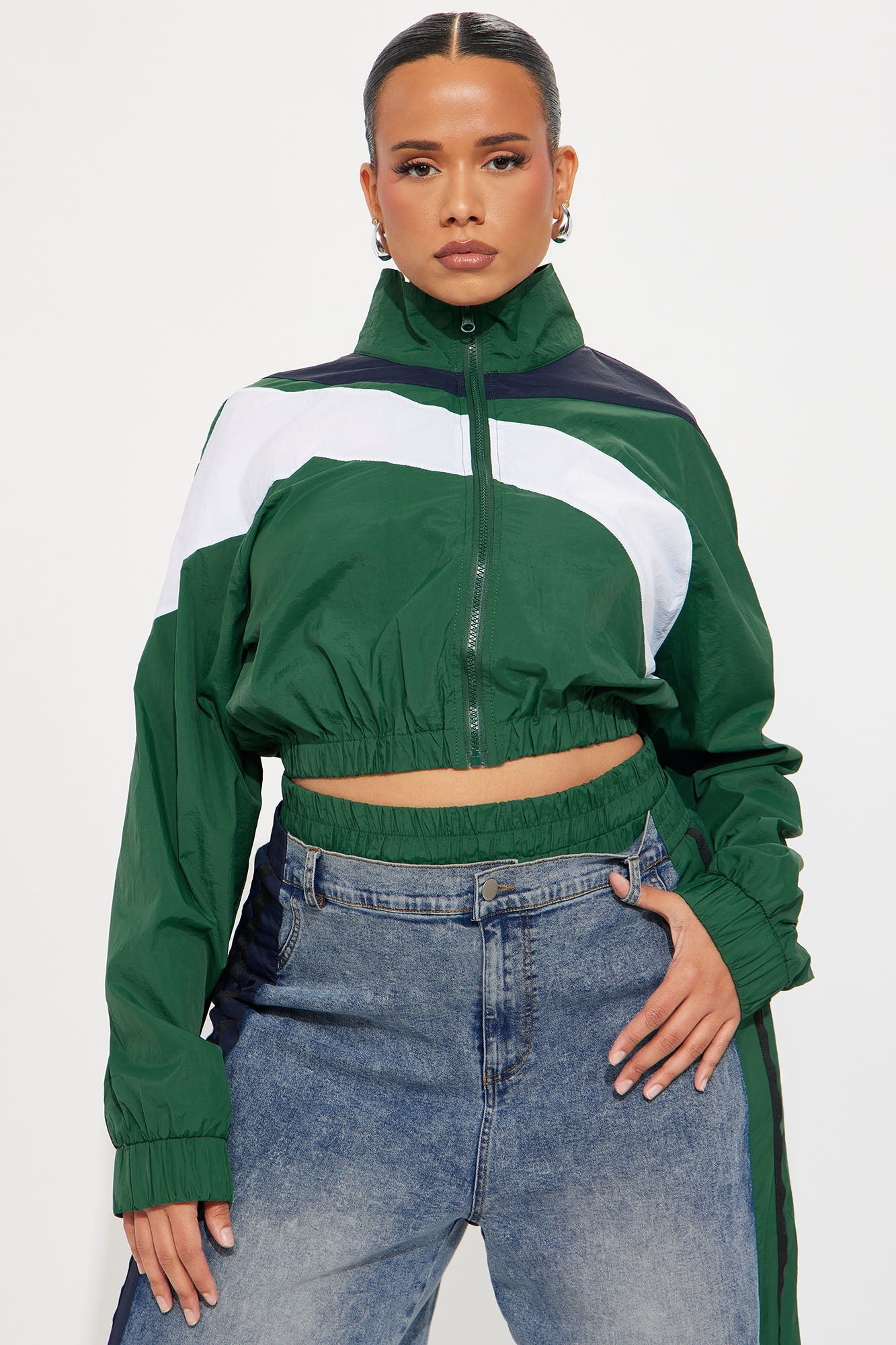 Sporty Girl Pant Set - Green/combo