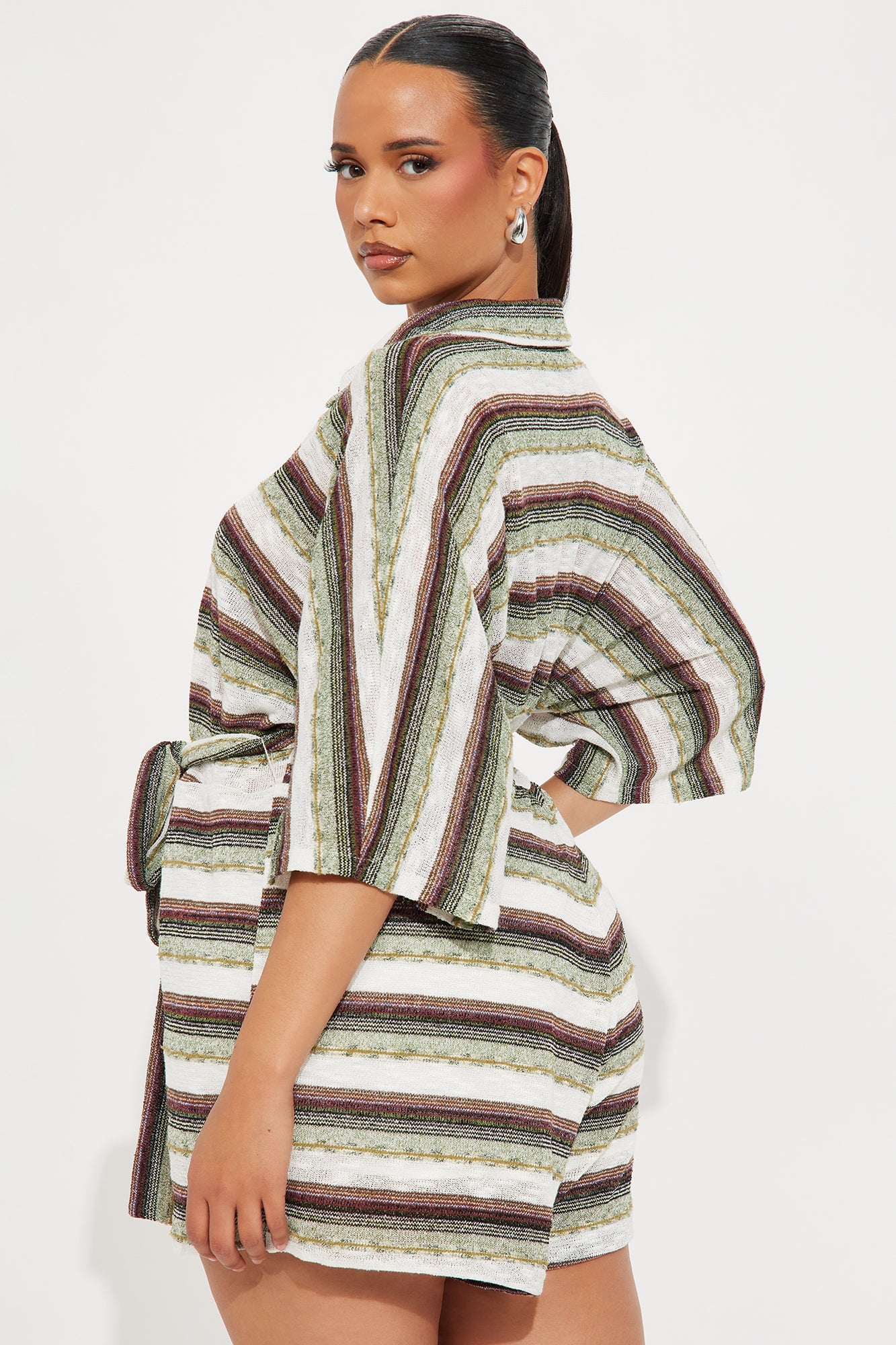 On The Verge Romper - Green/combo