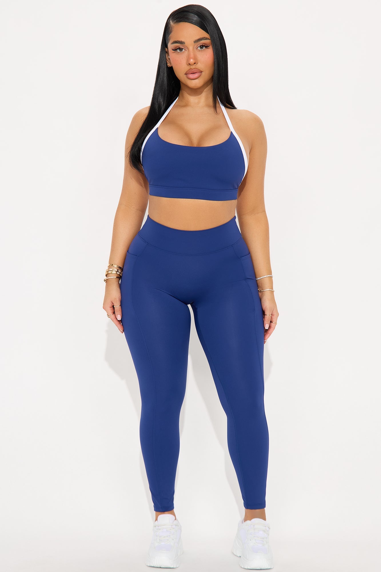 Tennis Club Sports Bra - Midnight Blue