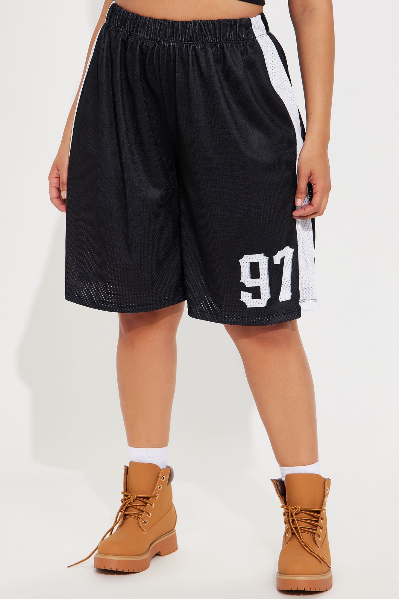 Touchdown Jersey Mesh Short - Black