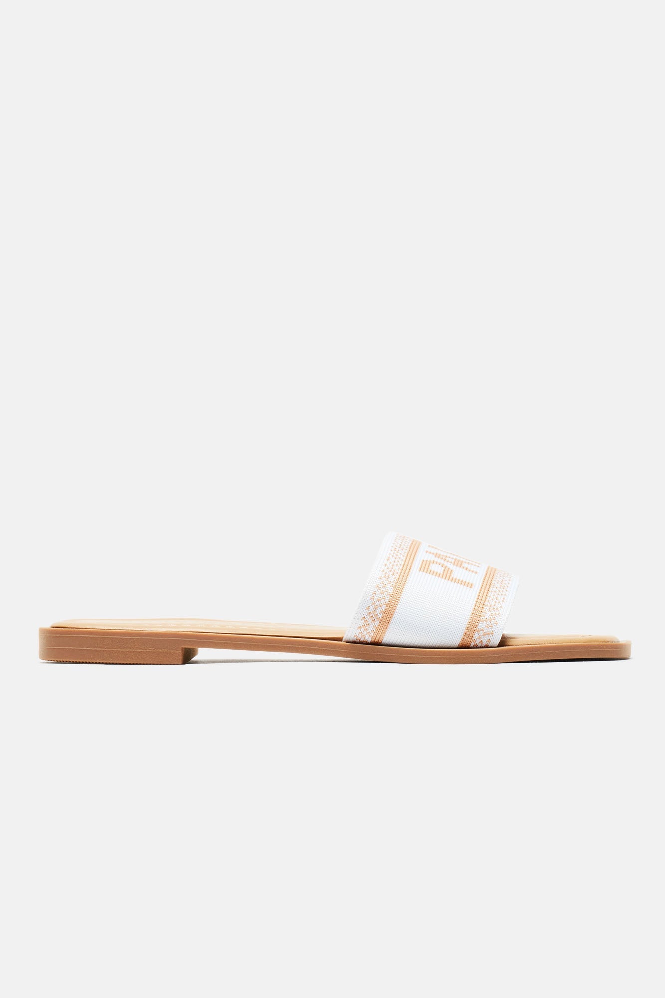 Love A Little Paris Flat Sandals - White