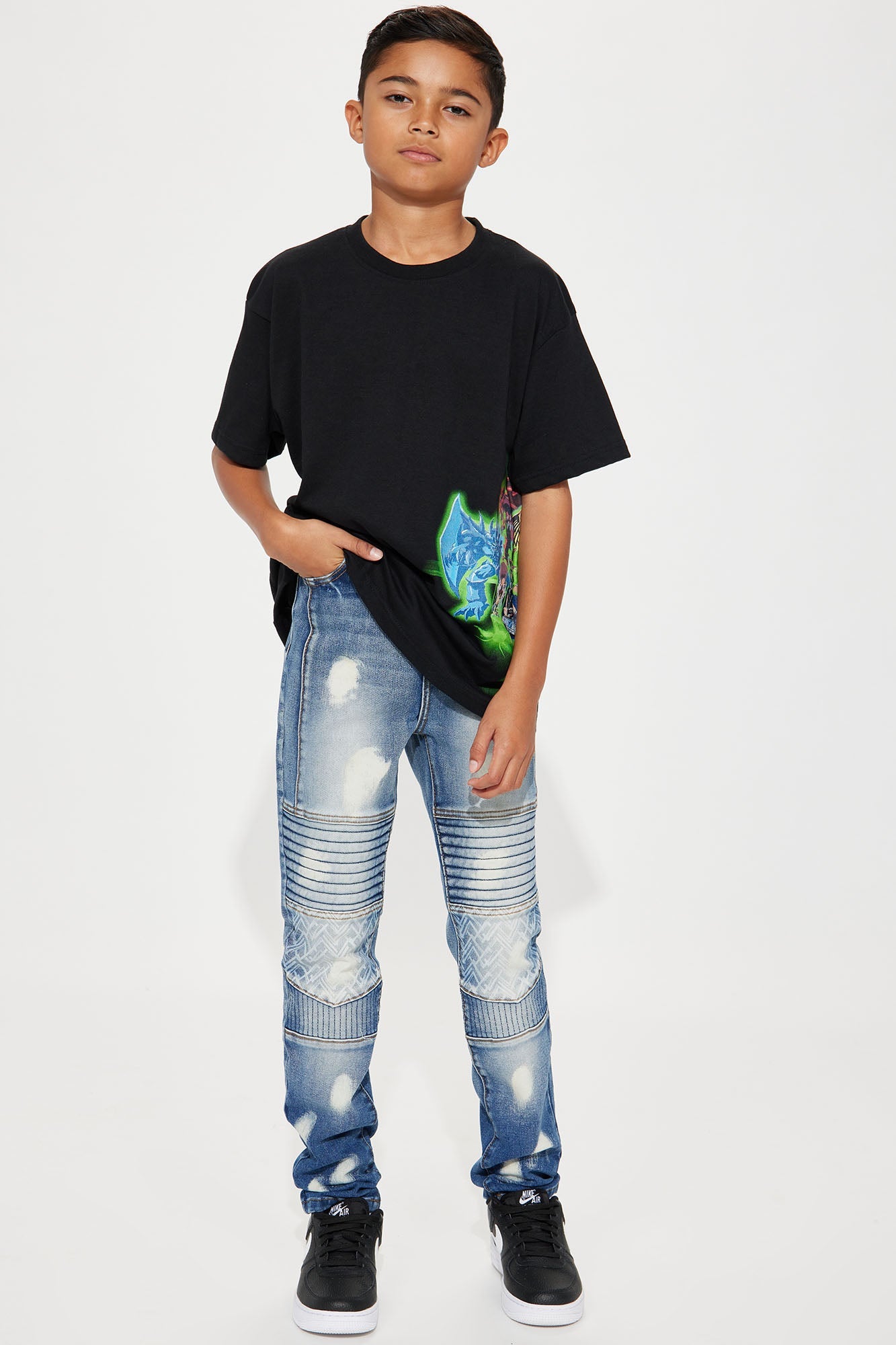 Mini Yugioh Egyptian God Cards Short Sleeve Tee - Black