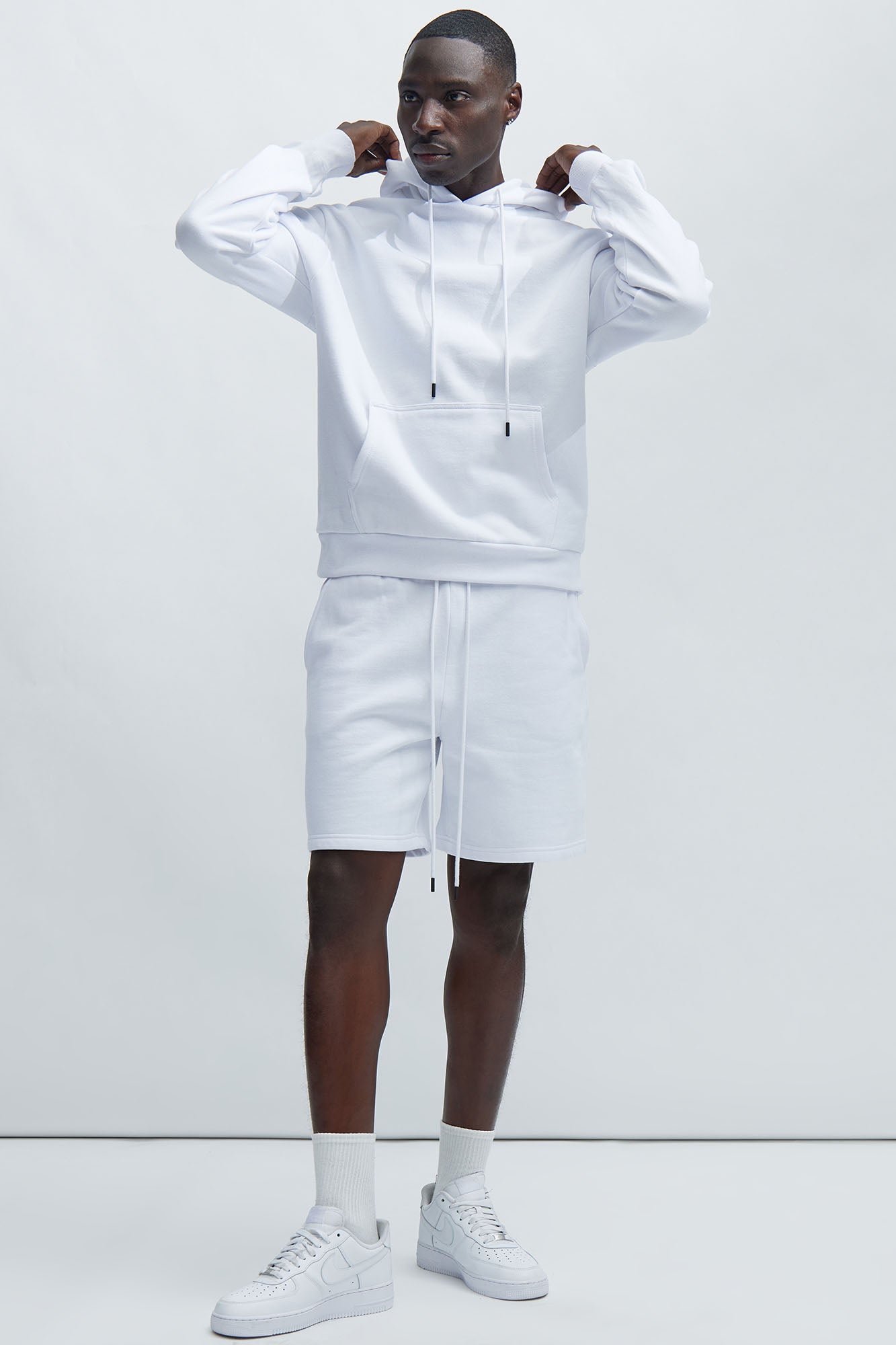 Tyson Sweatshort - White