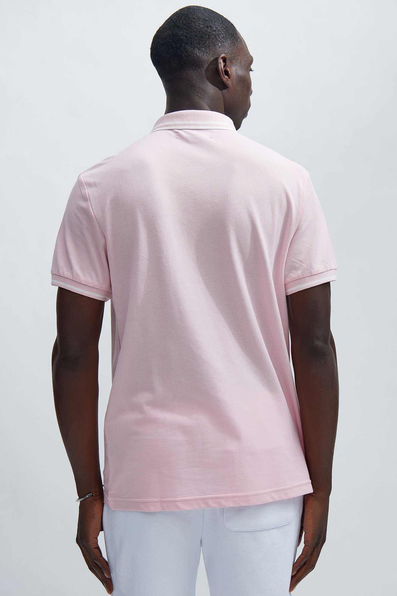 Wilson Short Sleeve Polo - Pink