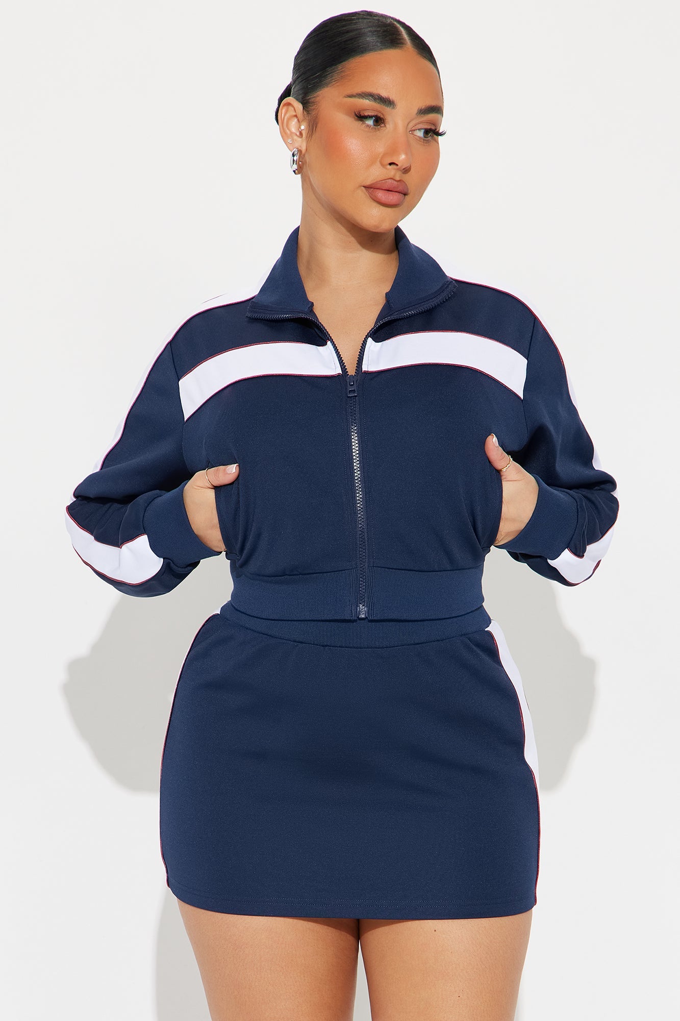 Victorious Skirt Set - Navy/combo