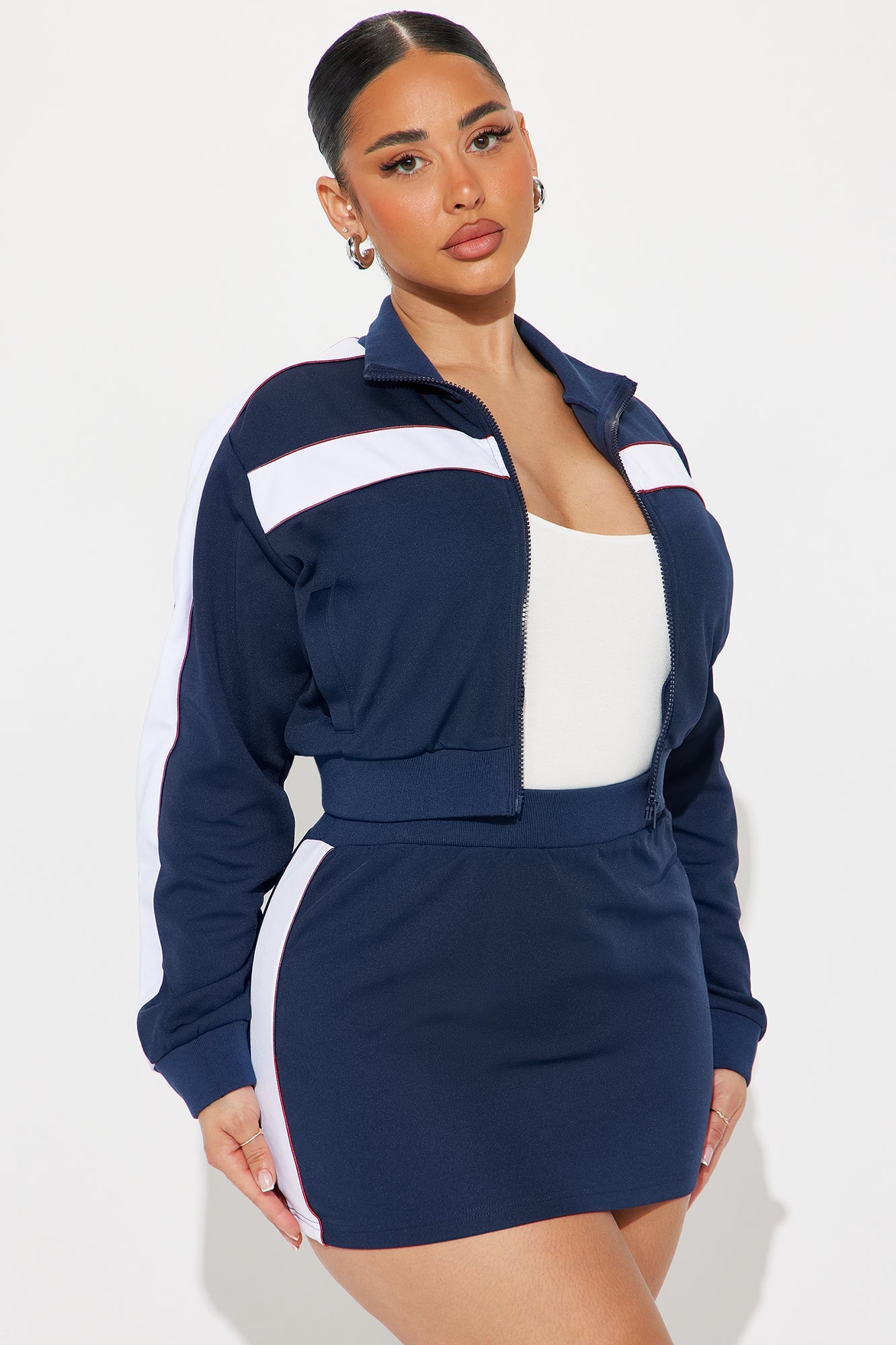 Victorious Skirt Set - Navy/combo