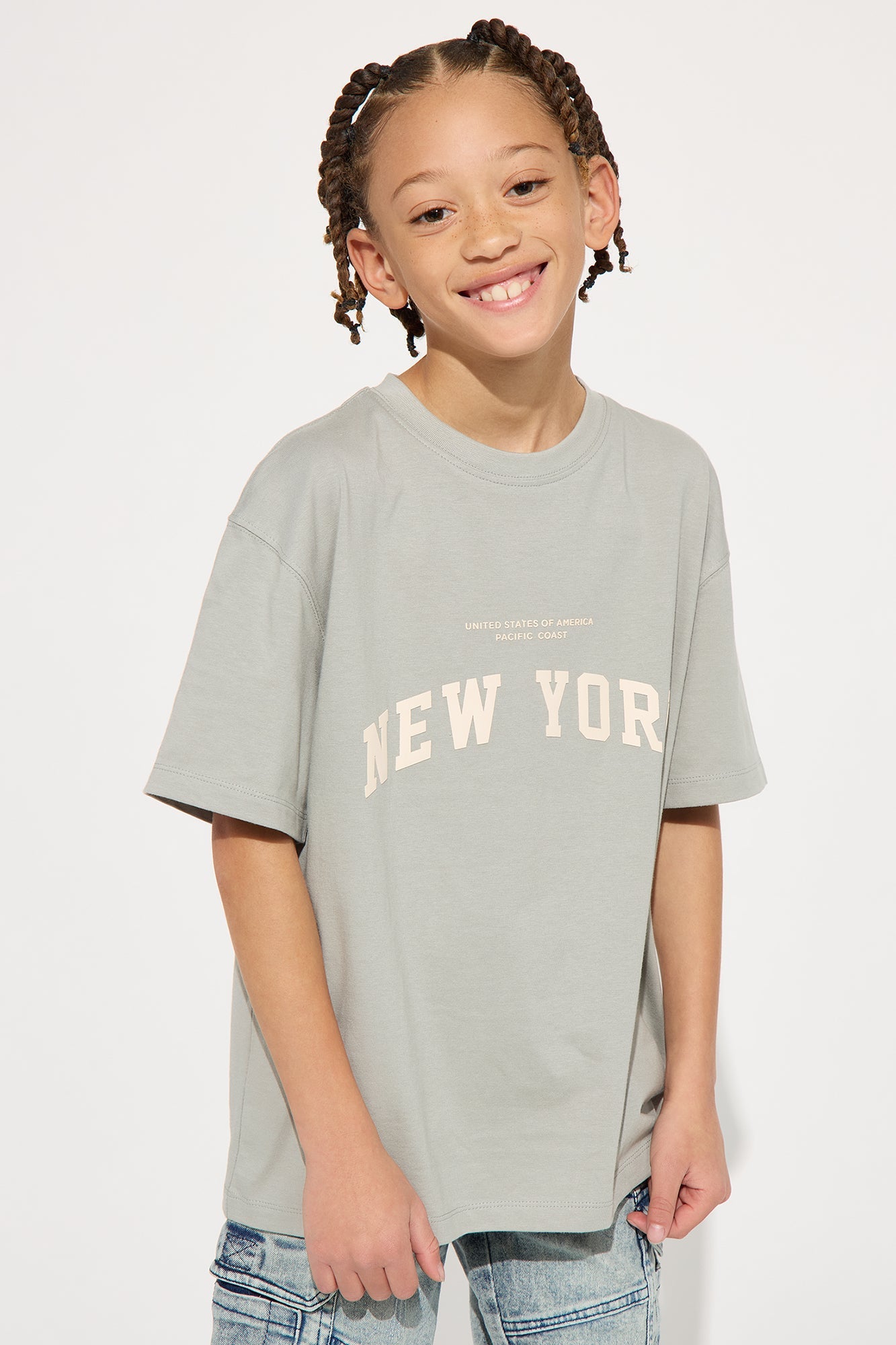 Mini So New York Tee - Sage