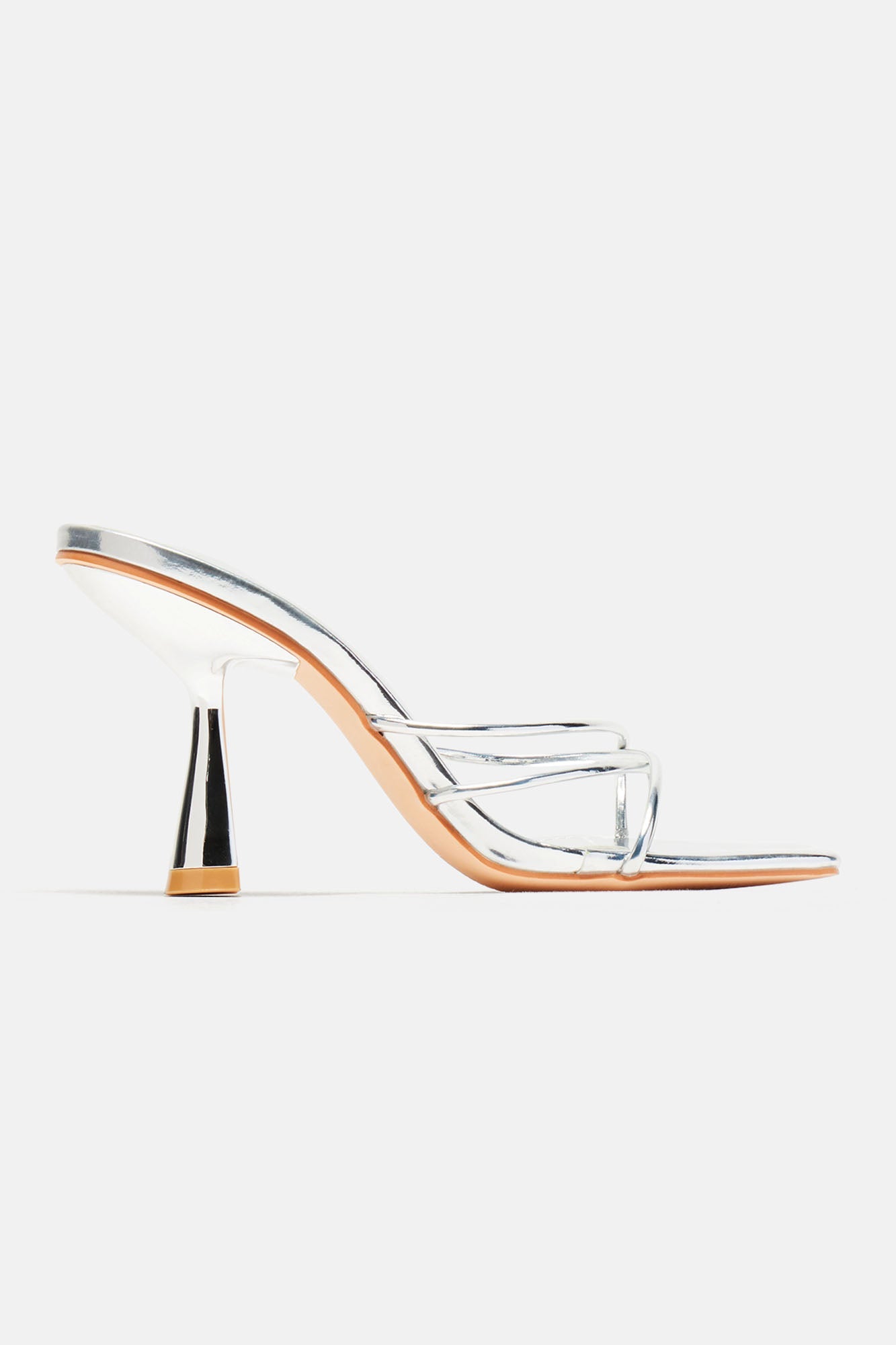 Only One For Me Heeled Sandals - Silver