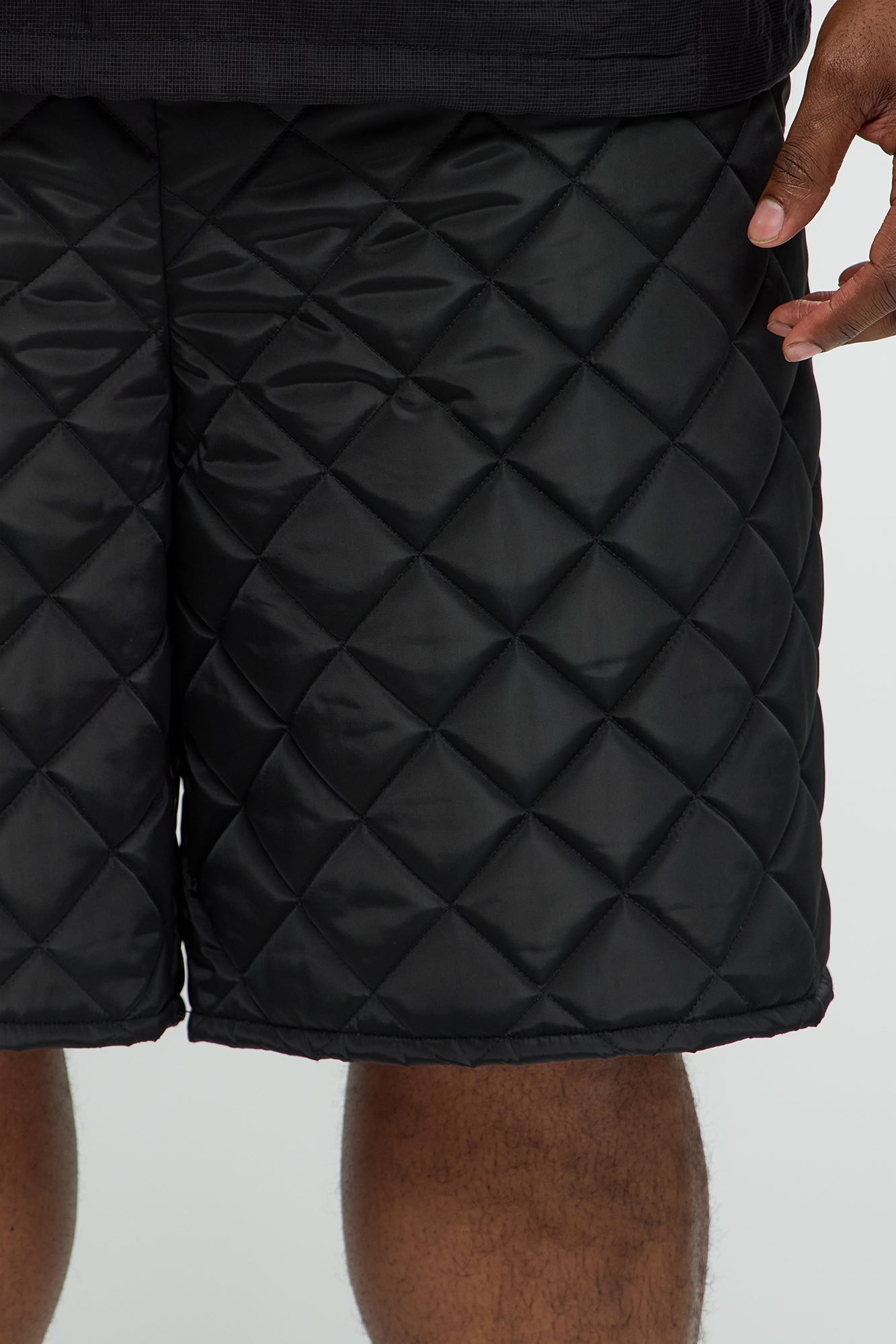Deebo Quilted Shorts - Black