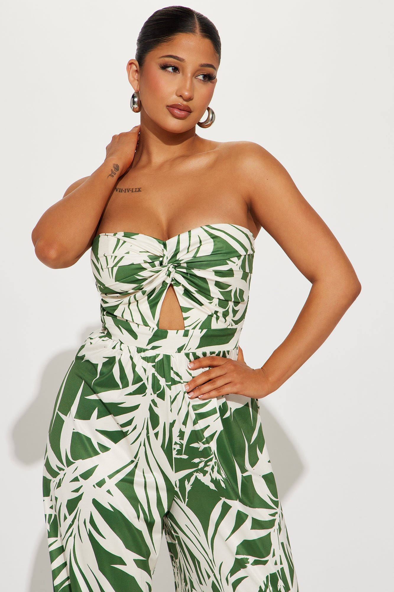 Weekend Resort Jumpsuit - Olive/combo