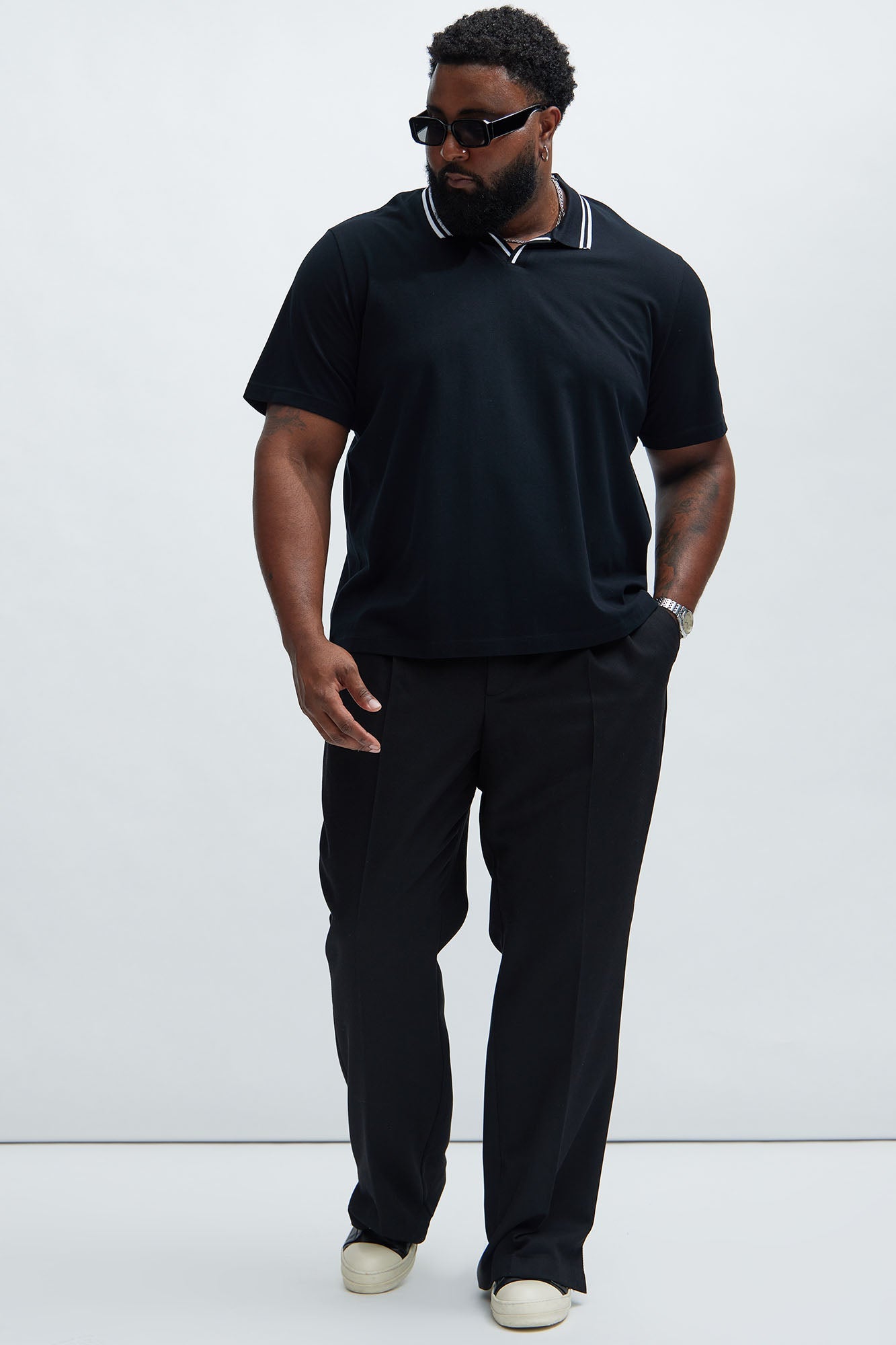 Jaxon Short Sleeve Polo - Black
