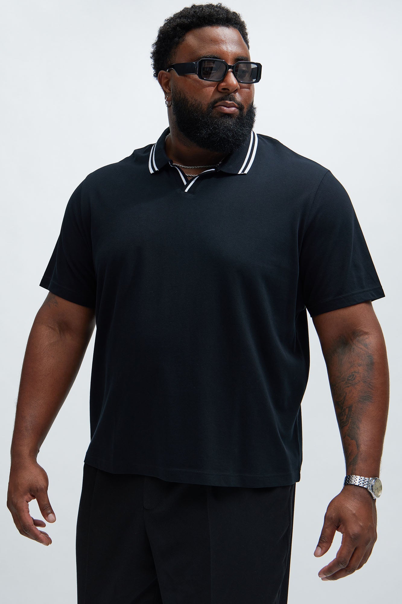 Jaxon Short Sleeve Polo - Black