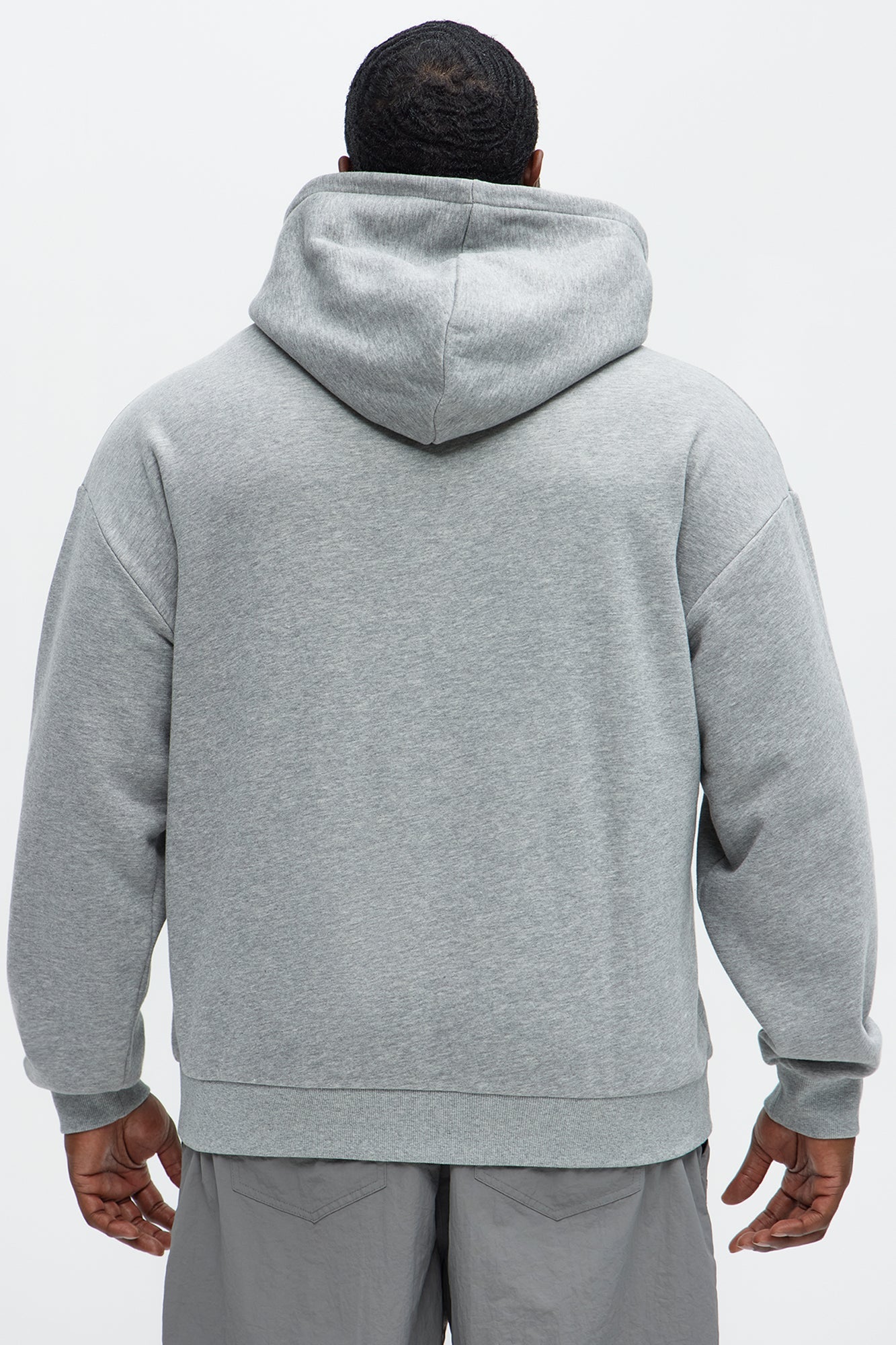 Dream Big Hustle Hard Hoodie - Heather Grey