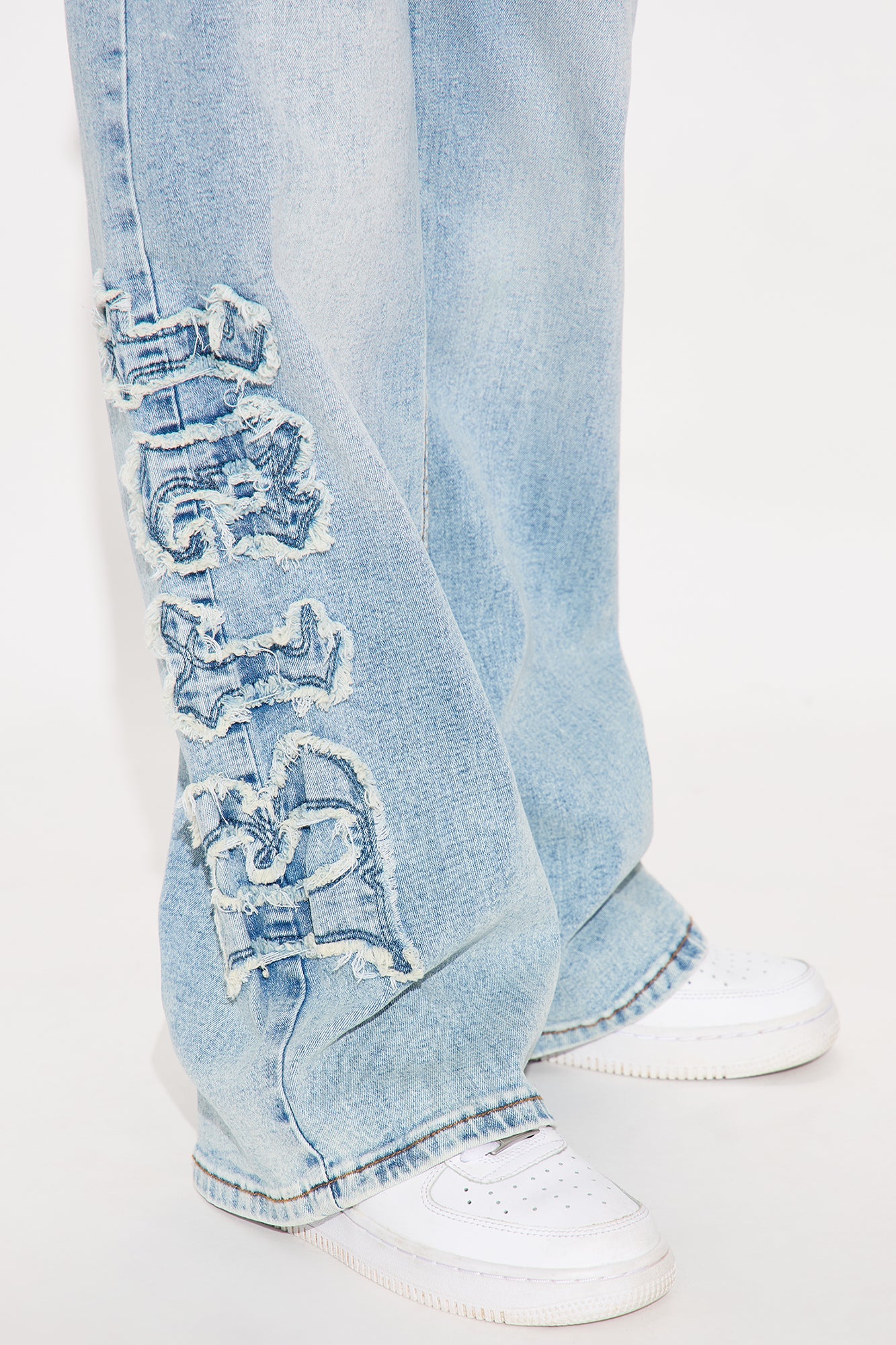 Mini Brat Wide Leg Jean - Light Wash