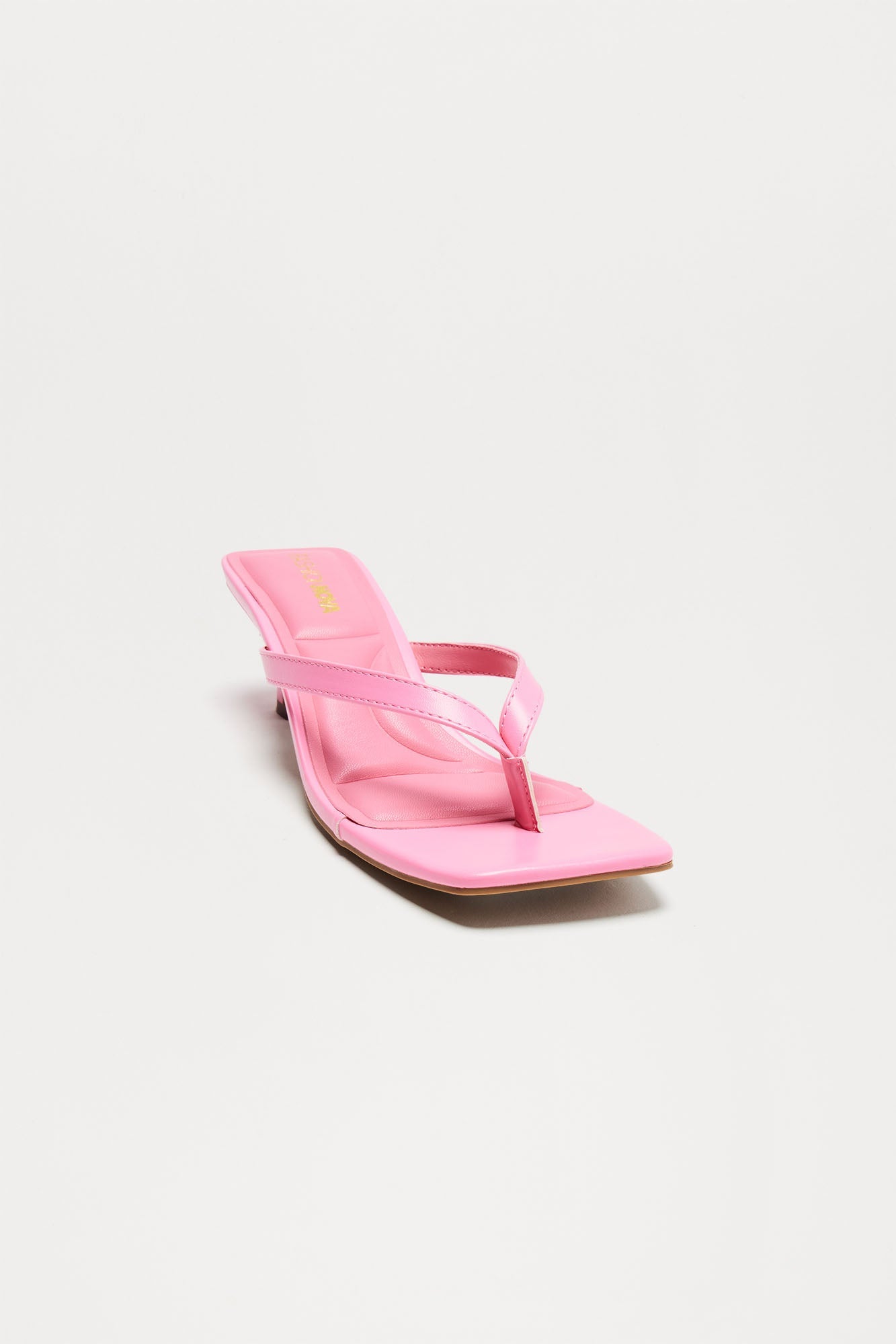 Teri Thong Kitten Heels - Pink