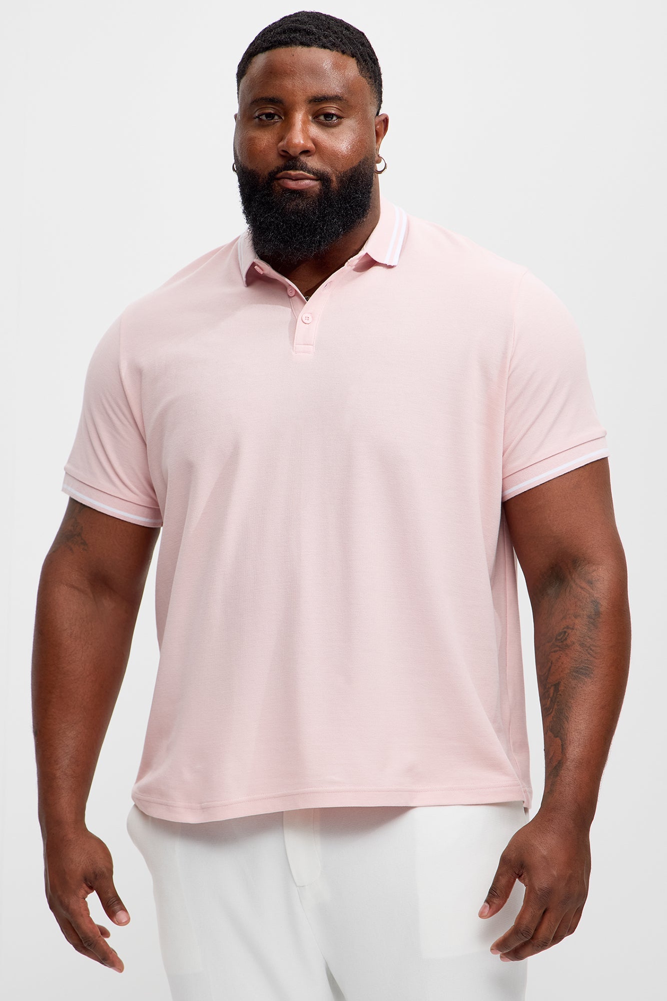 Wilson Short Sleeve Polo - Pink