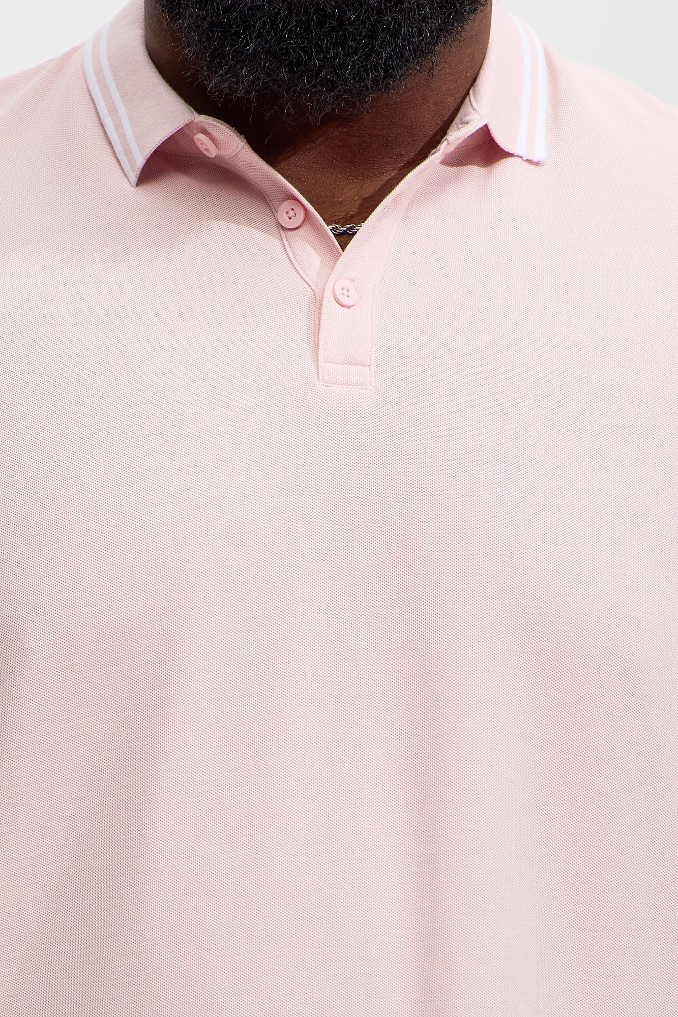 Wilson Short Sleeve Polo - Pink