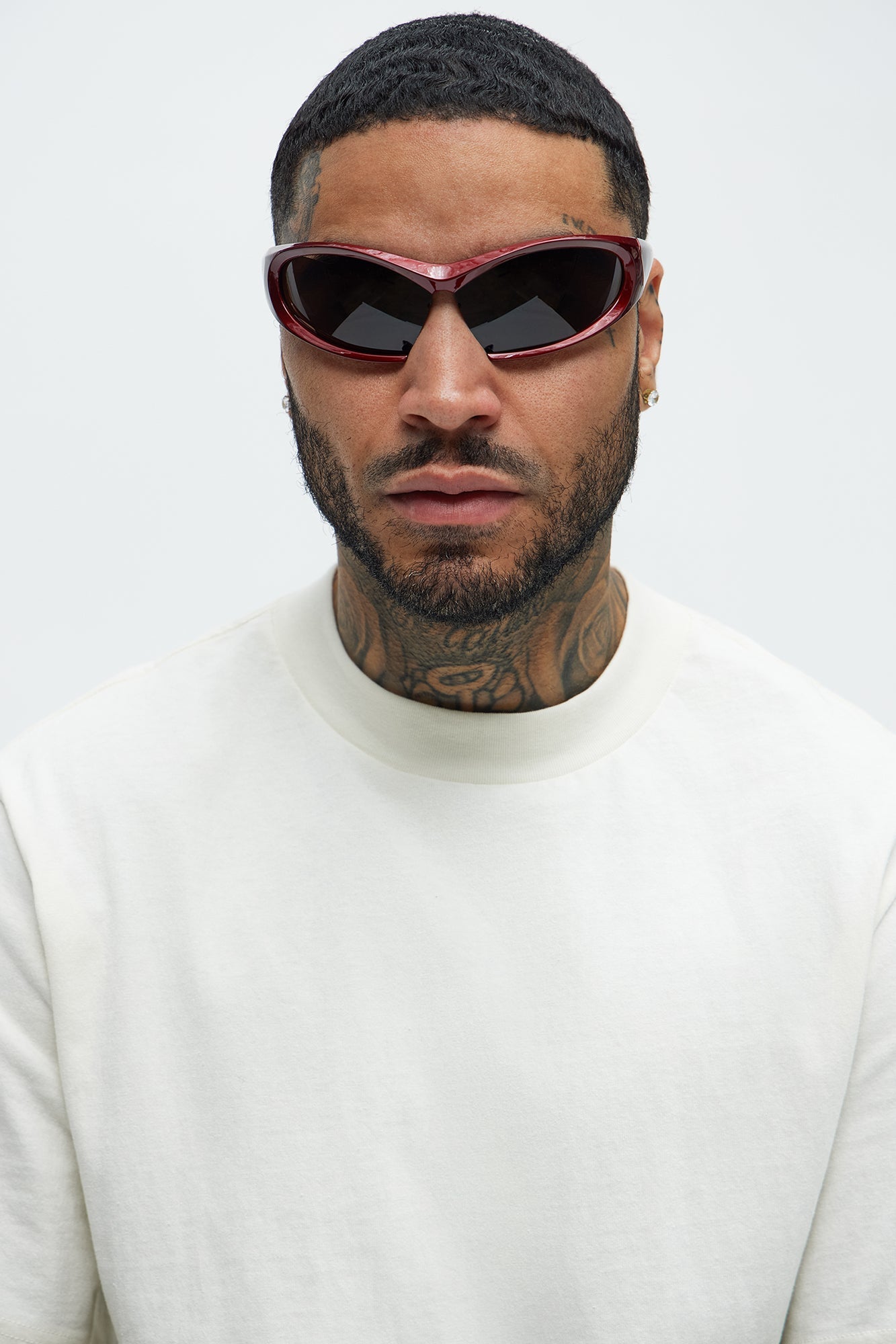 Snap These On Sunglasses - Red/combo