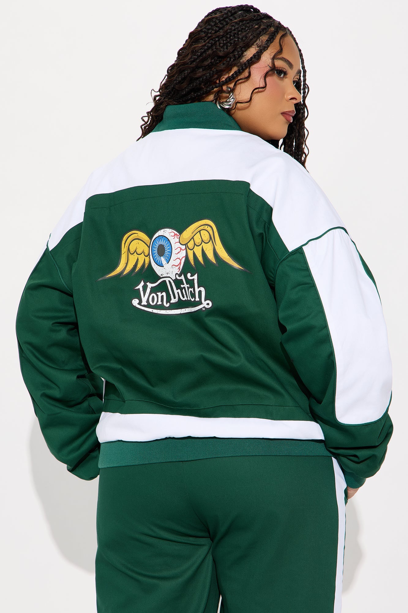 Von Dutch Bomber Jacket - Hunter Green