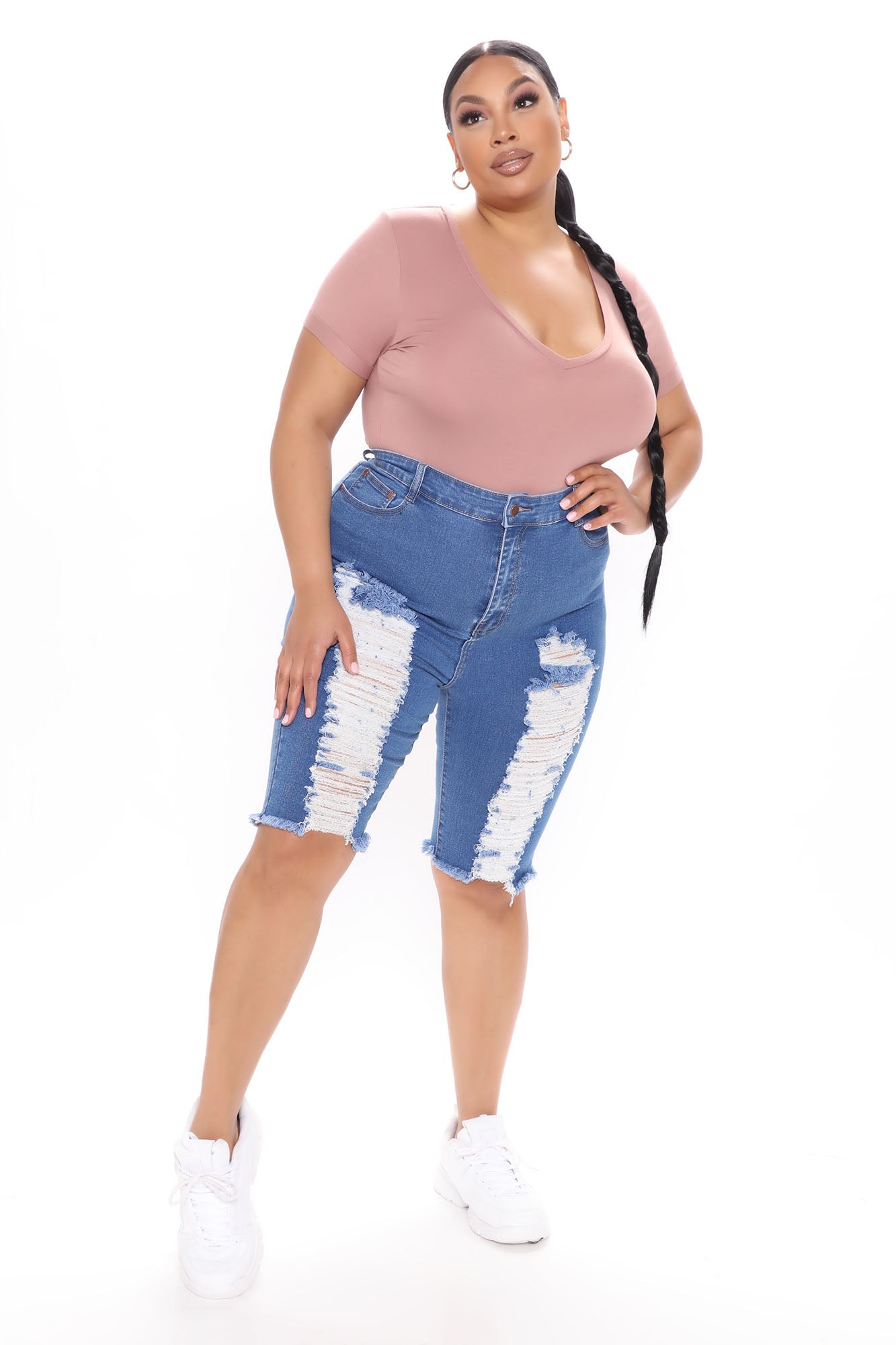 Favorite Tee Bodysuit - Pale Mauve