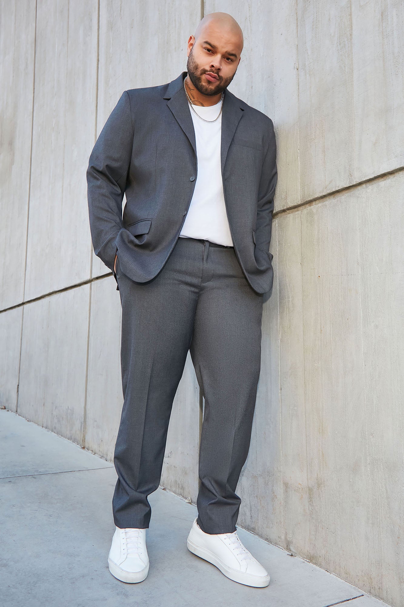 The Modern Stretch Slim Trouser - Charcoal