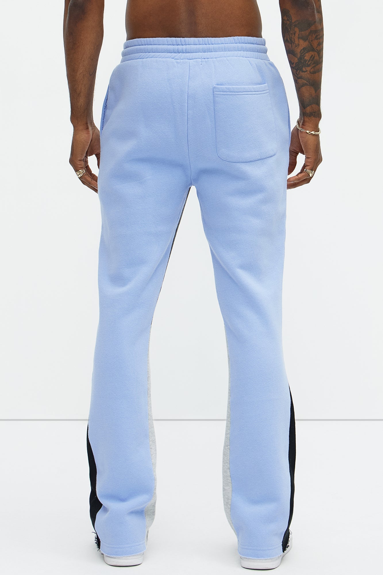 Tyson Maison Des Saints Skinny Flare Sweatpants - Violet