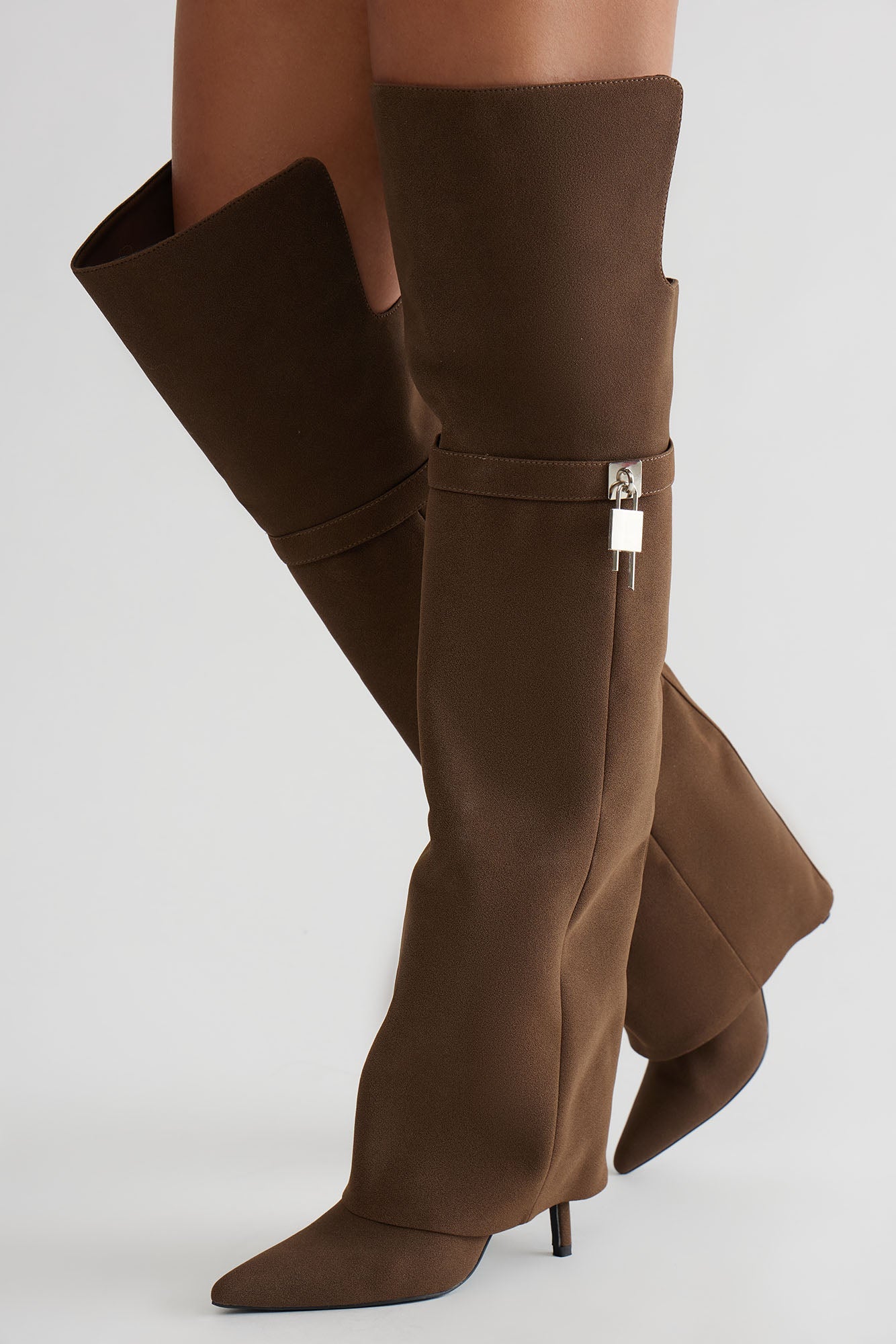 High Standards Overlay Boots - Chocolate