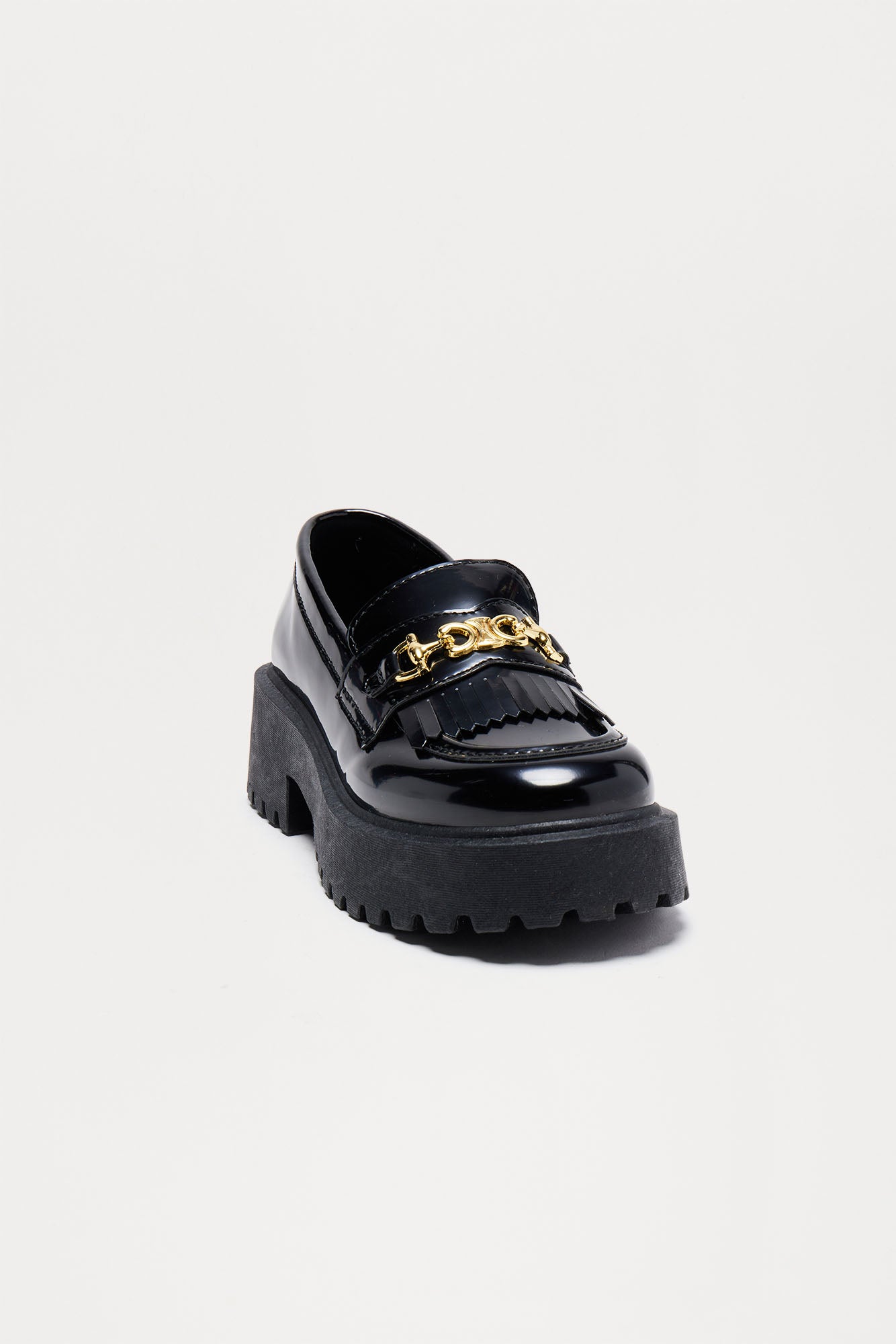 Hartford Hardware Platform Loafers - Black