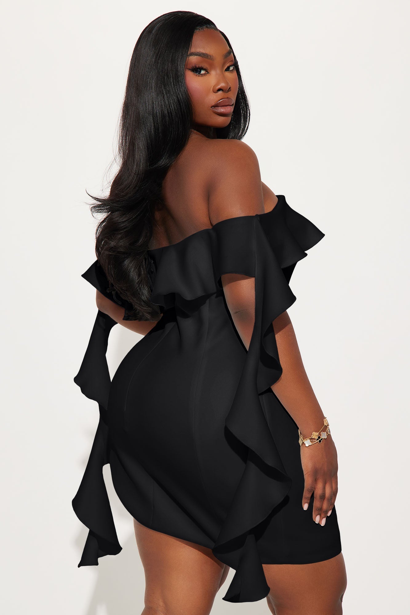 Carolina Mini Dress - Black