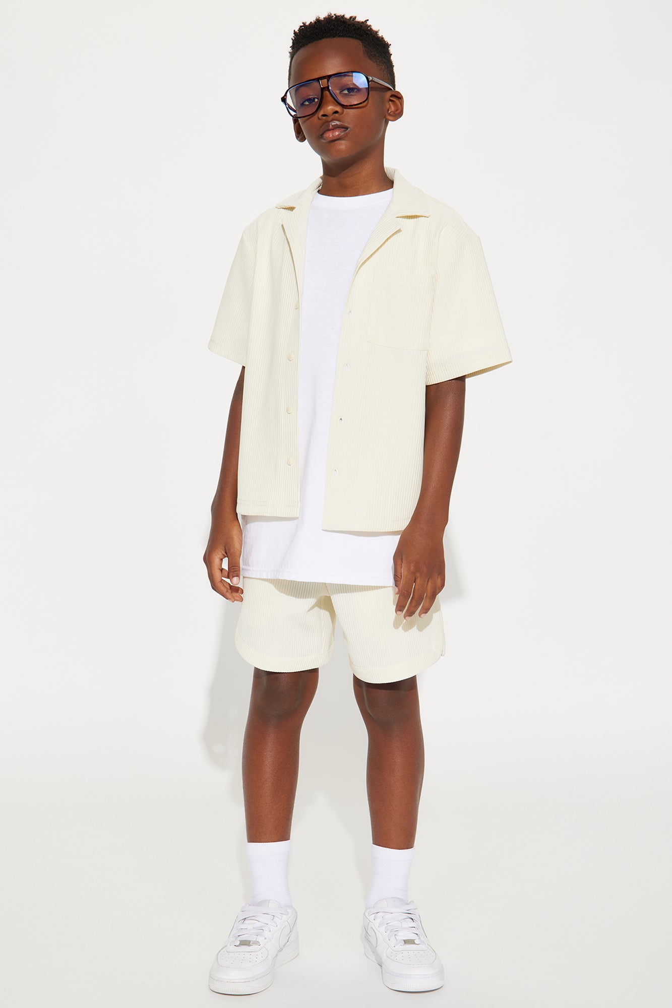 Mini Show Up Basketball Short - Off White