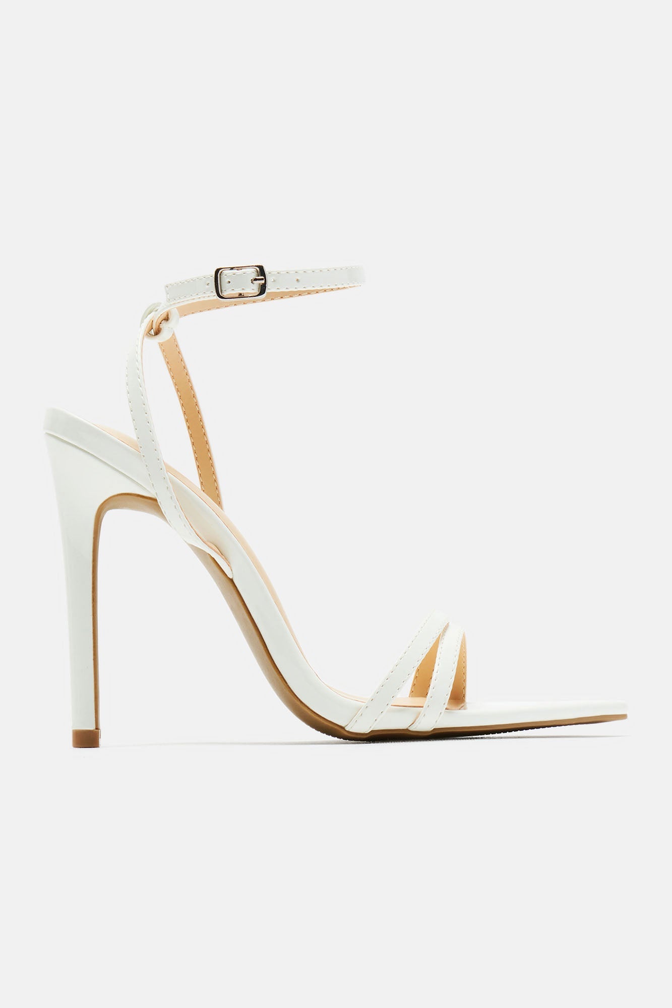 Hanna Heeled Sandals - White