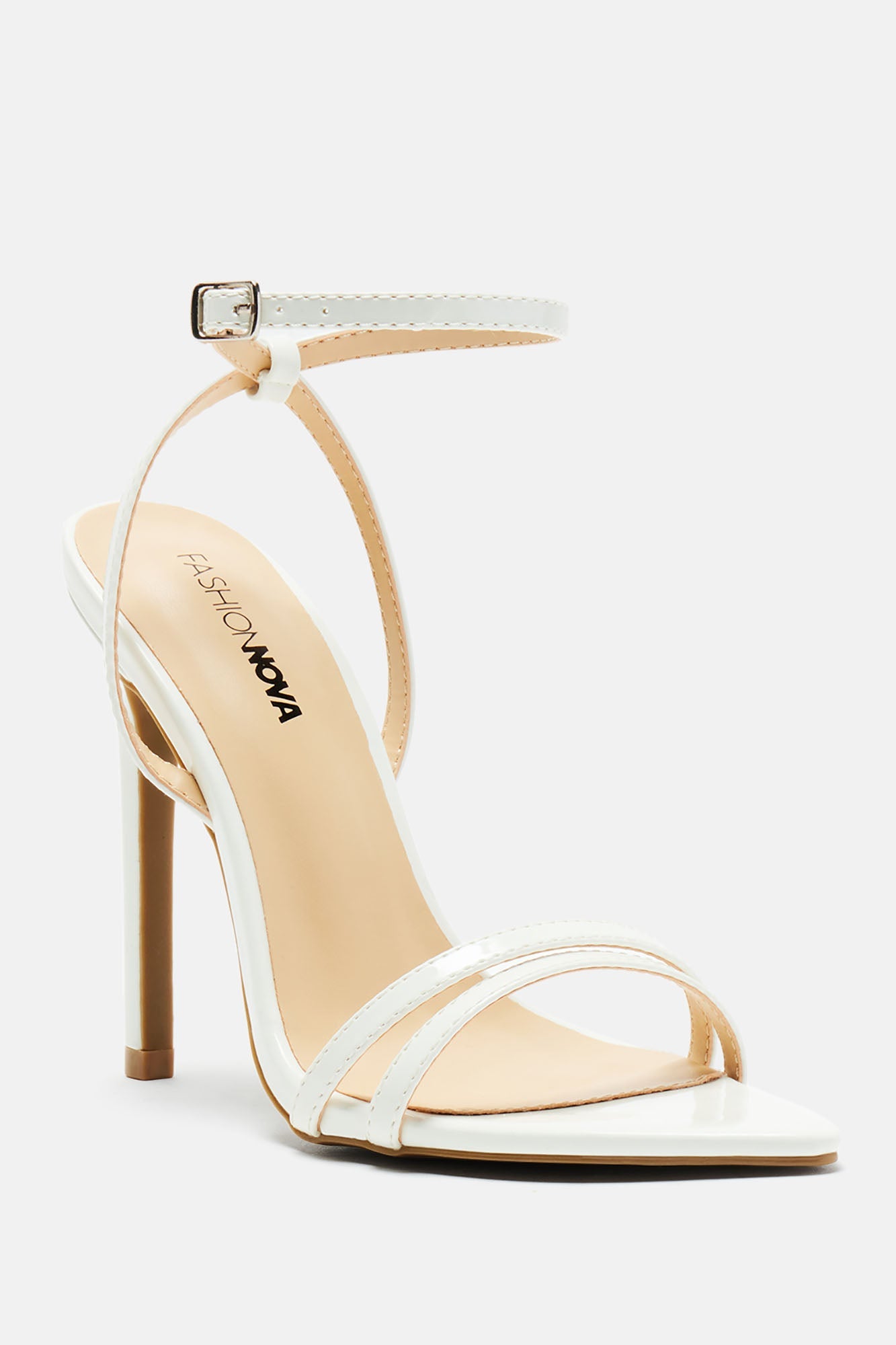 Hanna Heeled Sandals - White