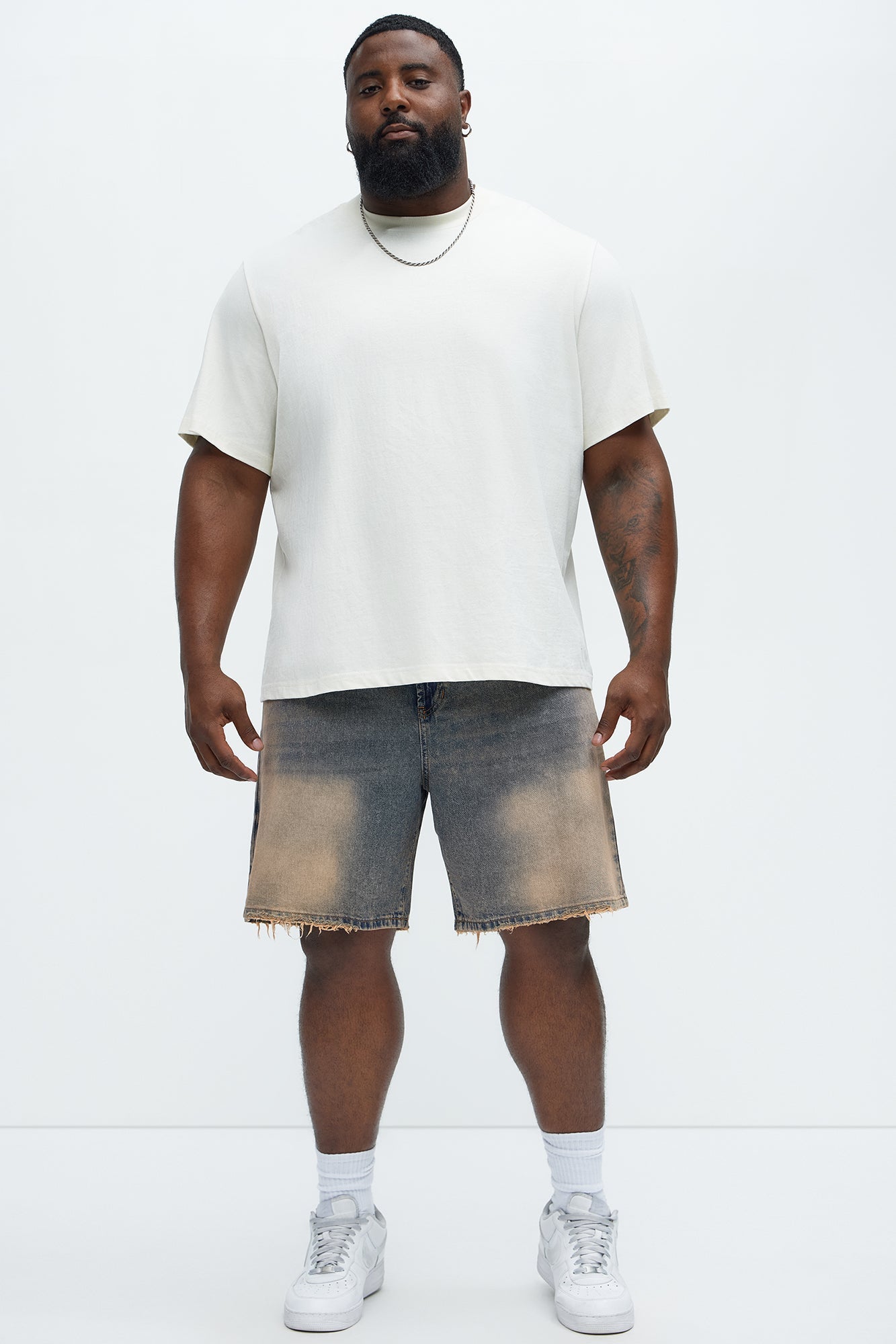 Venice Vintage Relaxed Denim Shorts - Vintage Wash