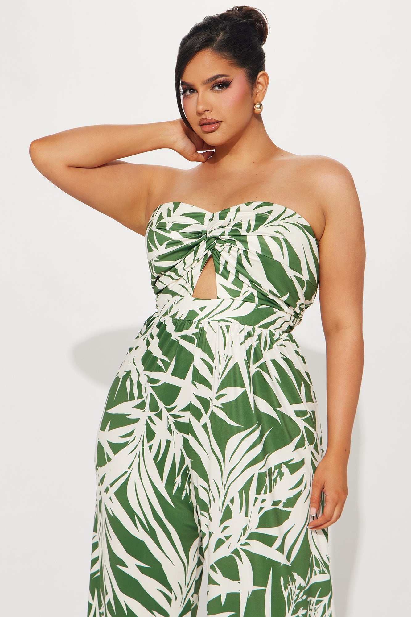 Weekend Resort Jumpsuit - Olive/combo
