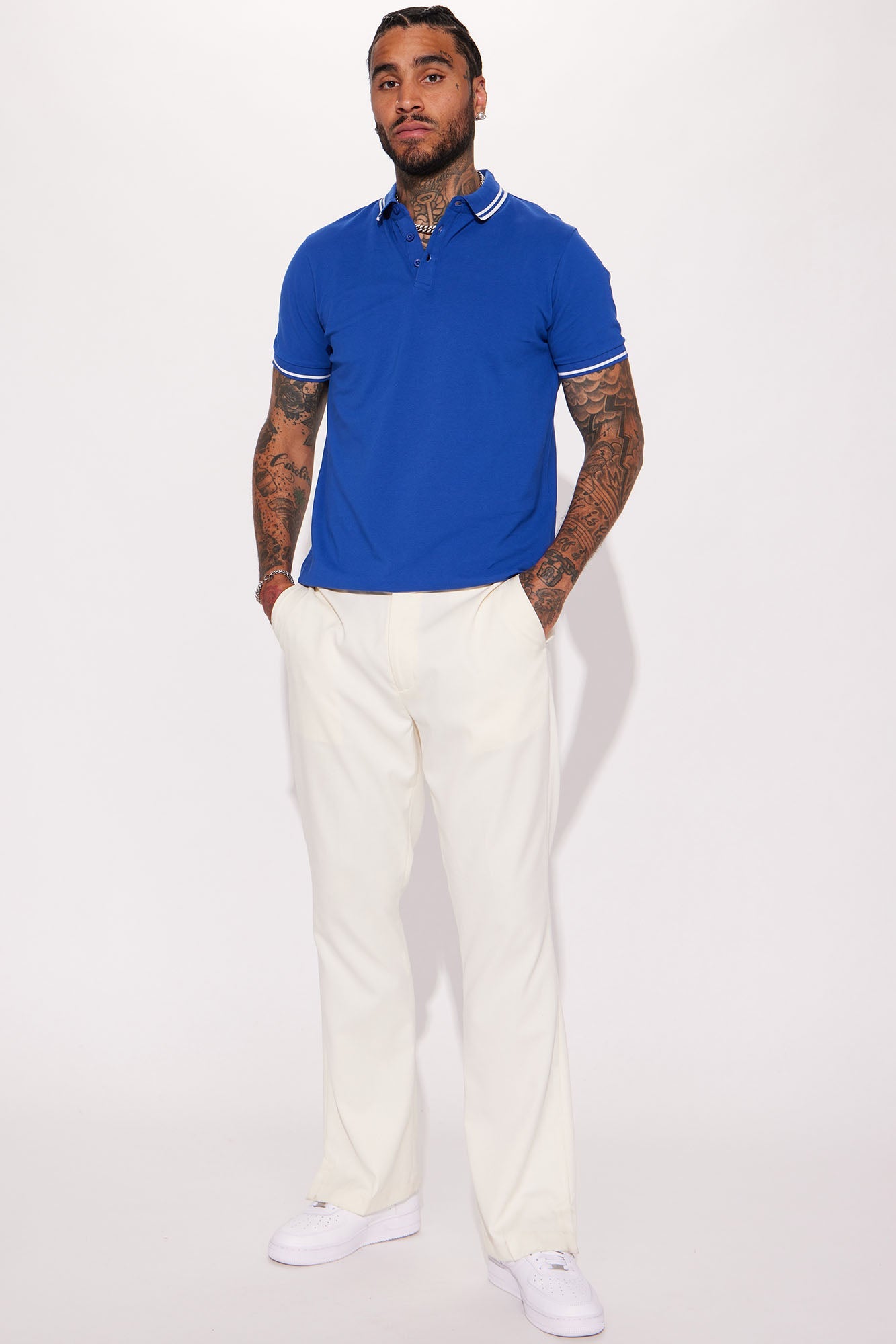 Wilson Short Sleeve Polo - Royal Blue