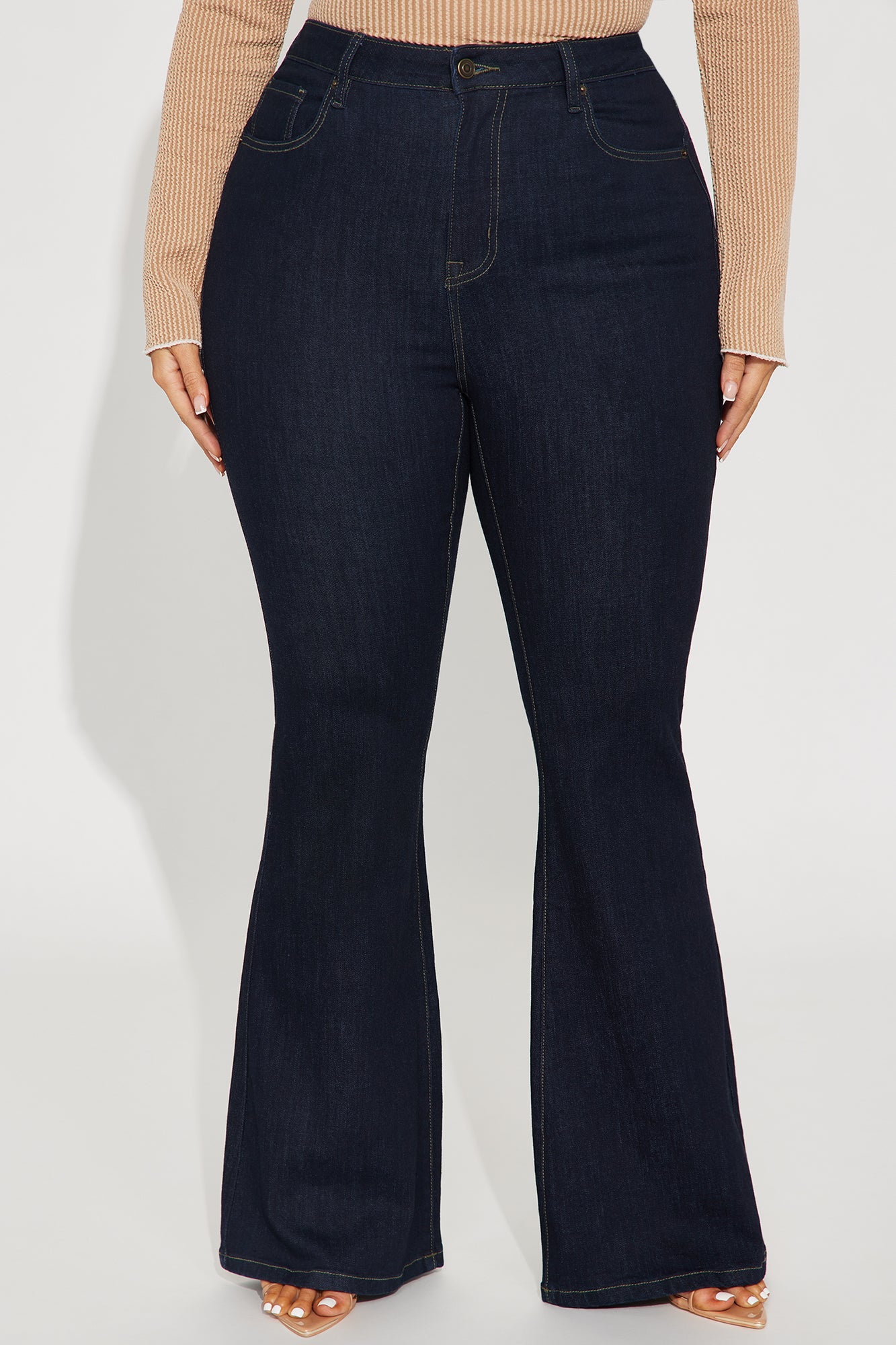 Milana Sculpting Stretch Flare Jeans - Dark Wash