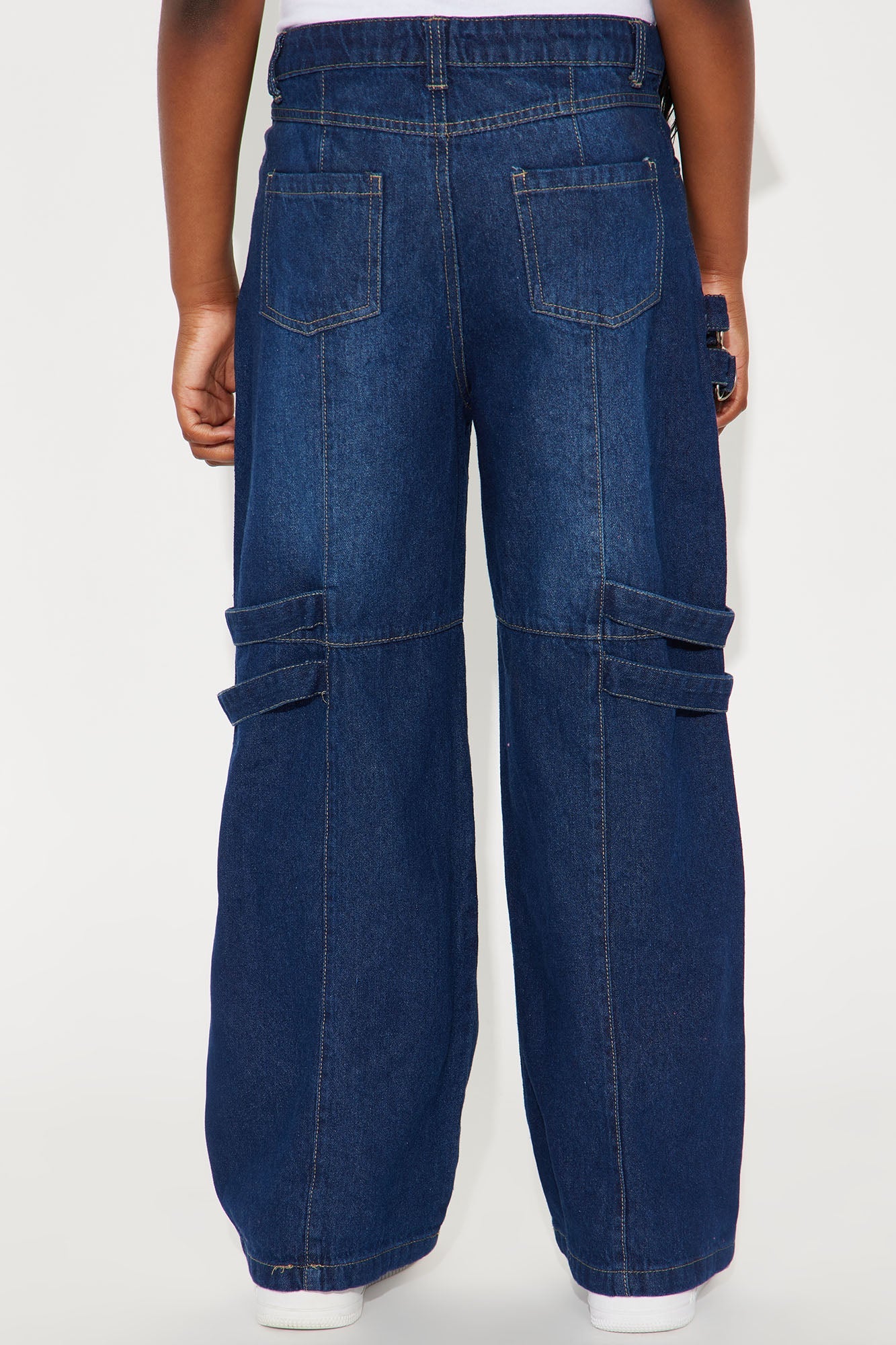 Mini Totally Built For This Cargo Jean - Dark Wash