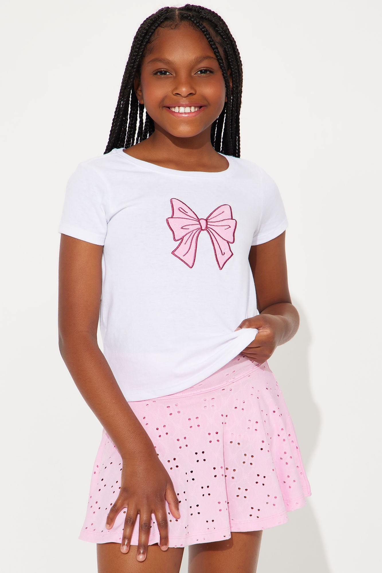 Mini Renee Skort Set - Pink
