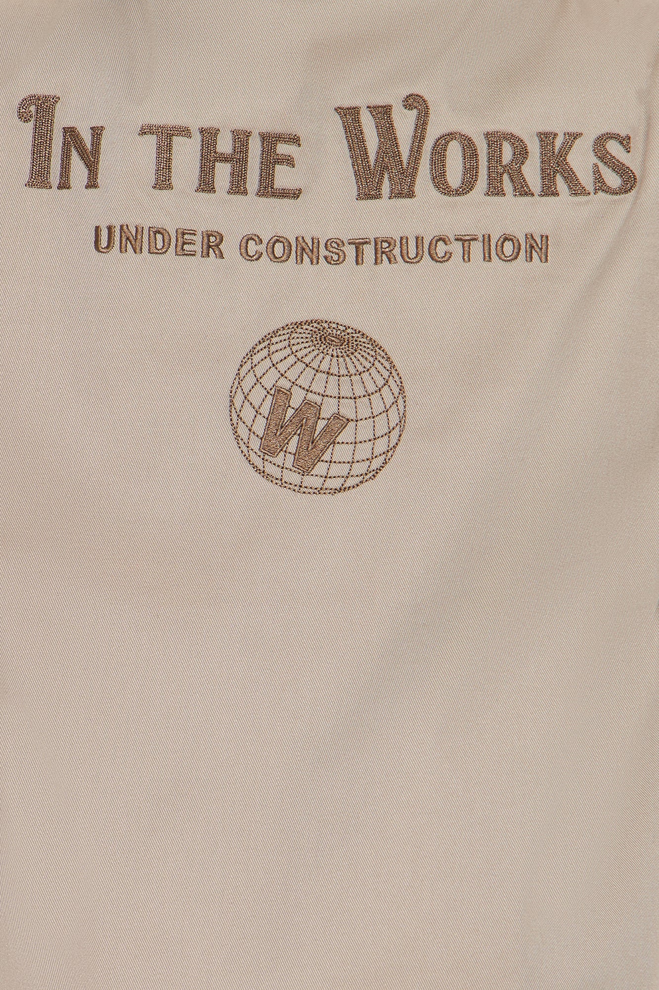 Mini In The Works Short Sleeve Button Up Shirt - Stone